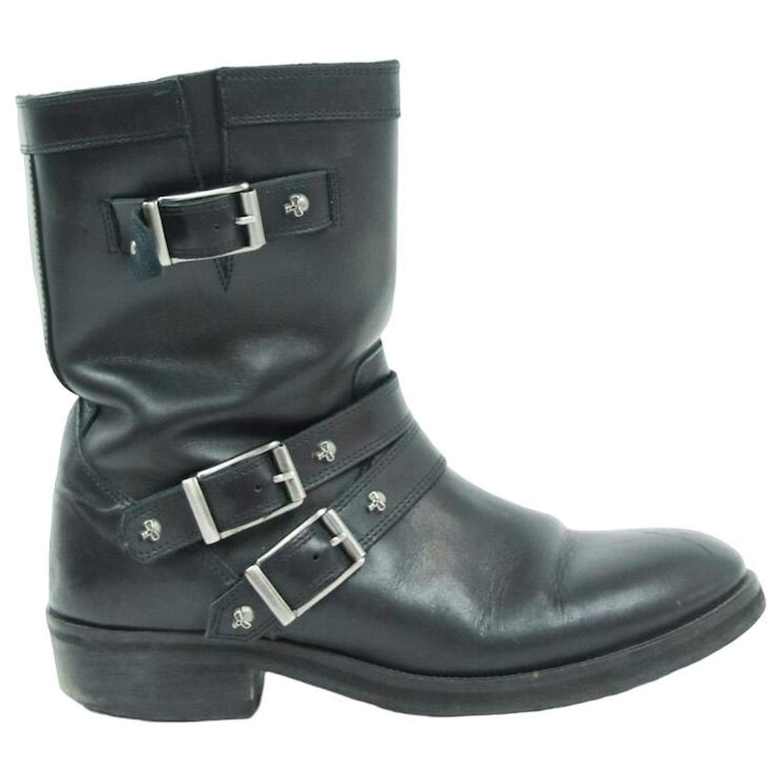 Black leather boots  The Kooples - Canada