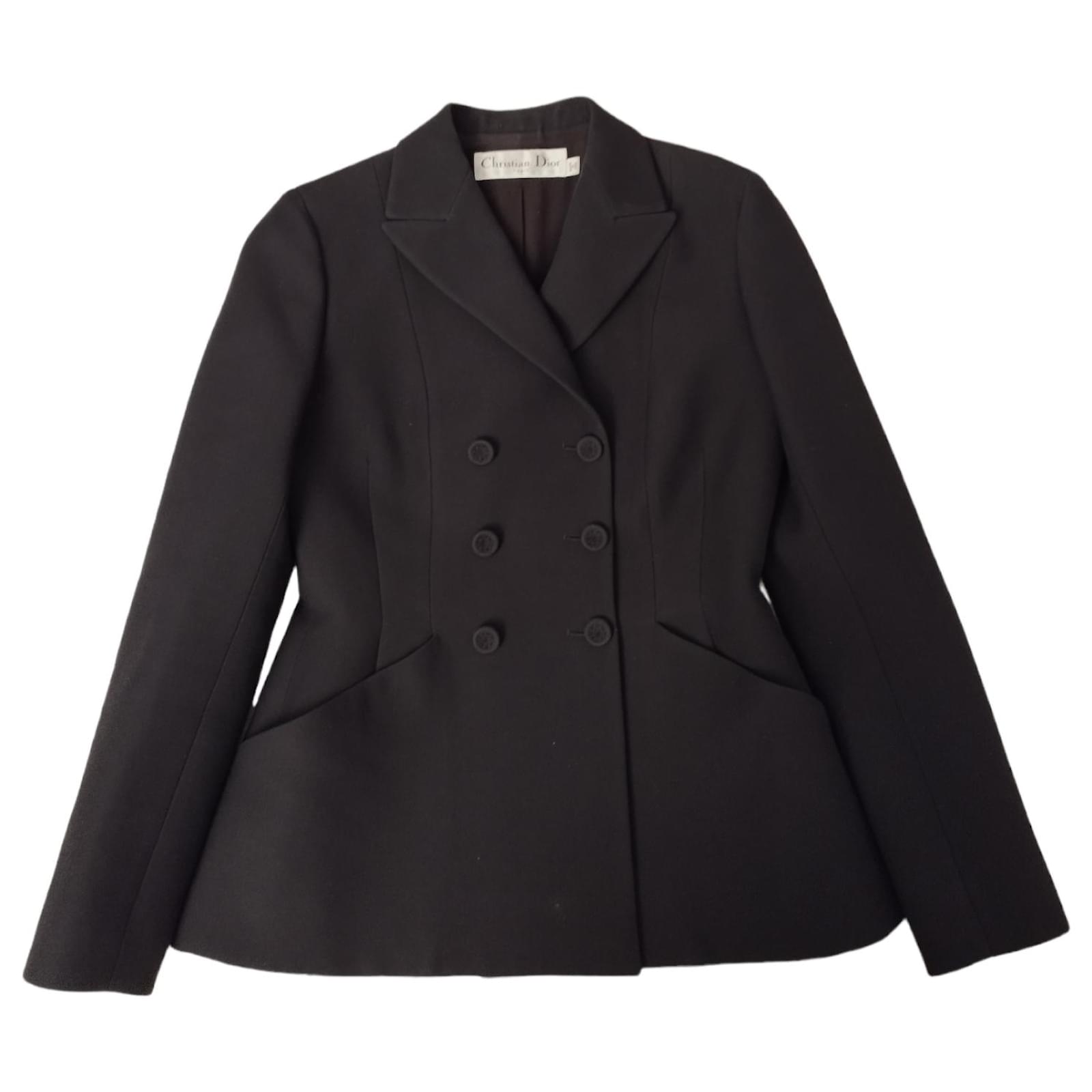 Black Dior Bar jacket Silk Wool ref.745278 - Joli Closet Black Dior Bar jacket Silk Wool ref.745278 - Joli Closet