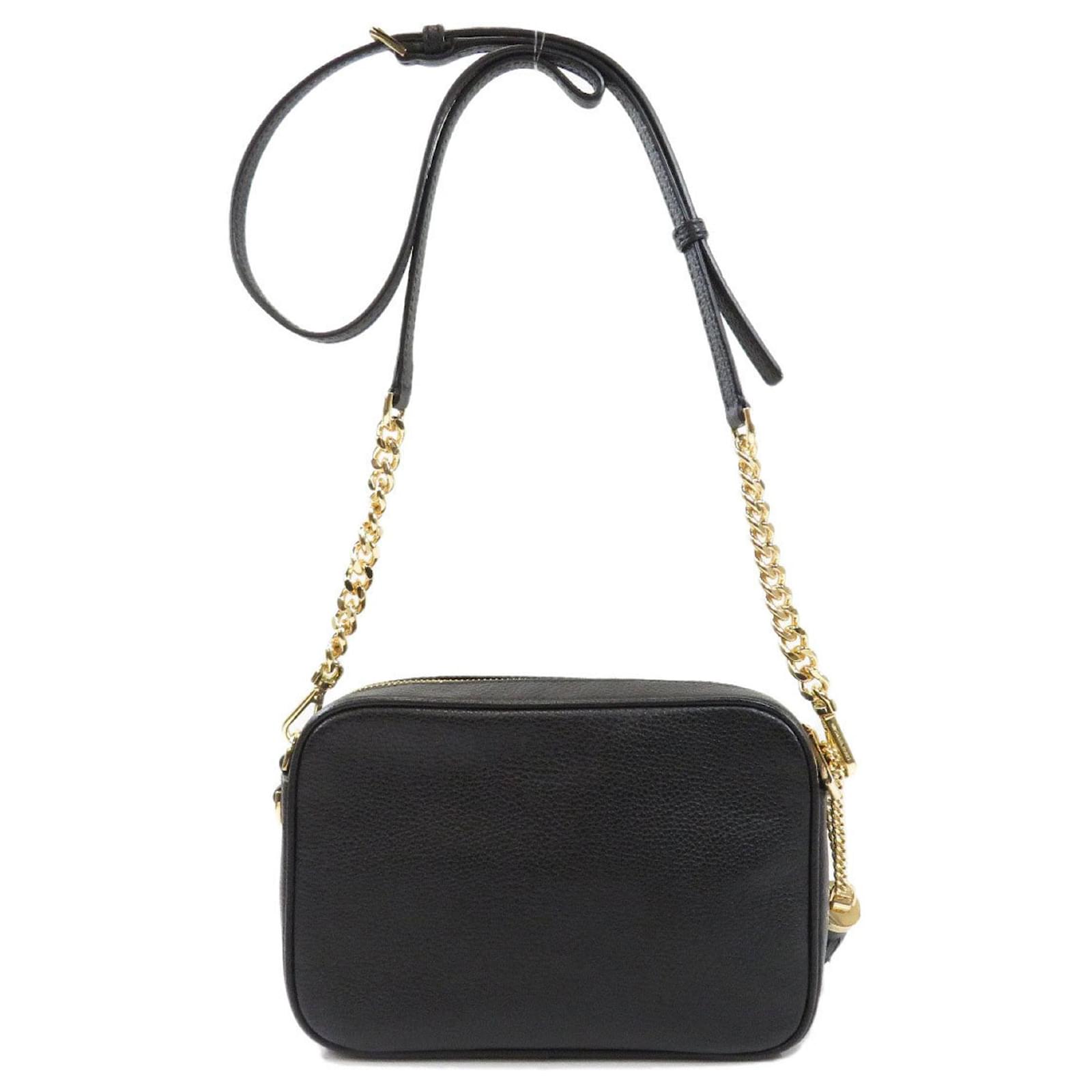 Michael Kors, Bags, Michael Kors Black Bag With Gold Chain