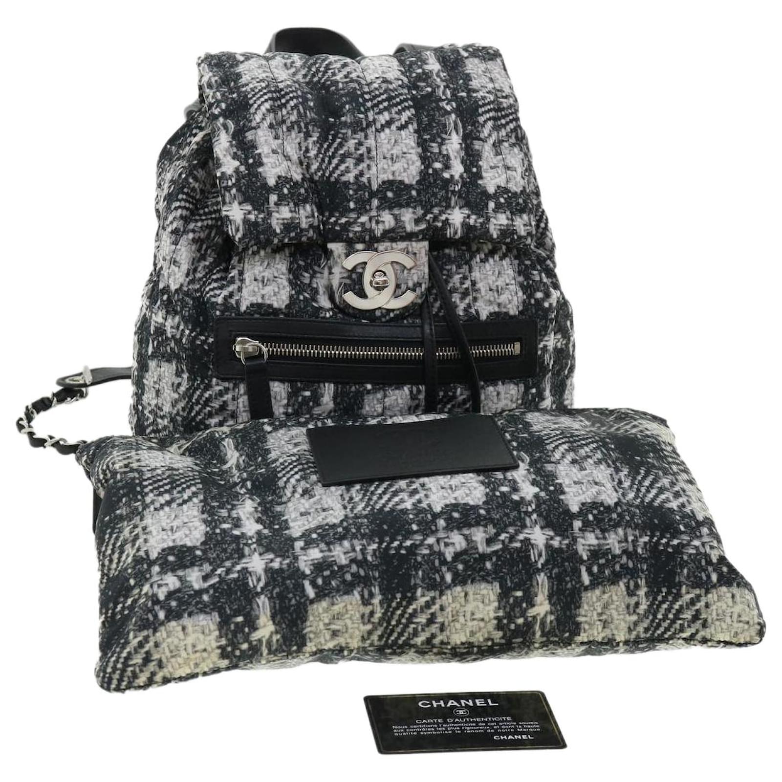 Chanel Tweed Backpack