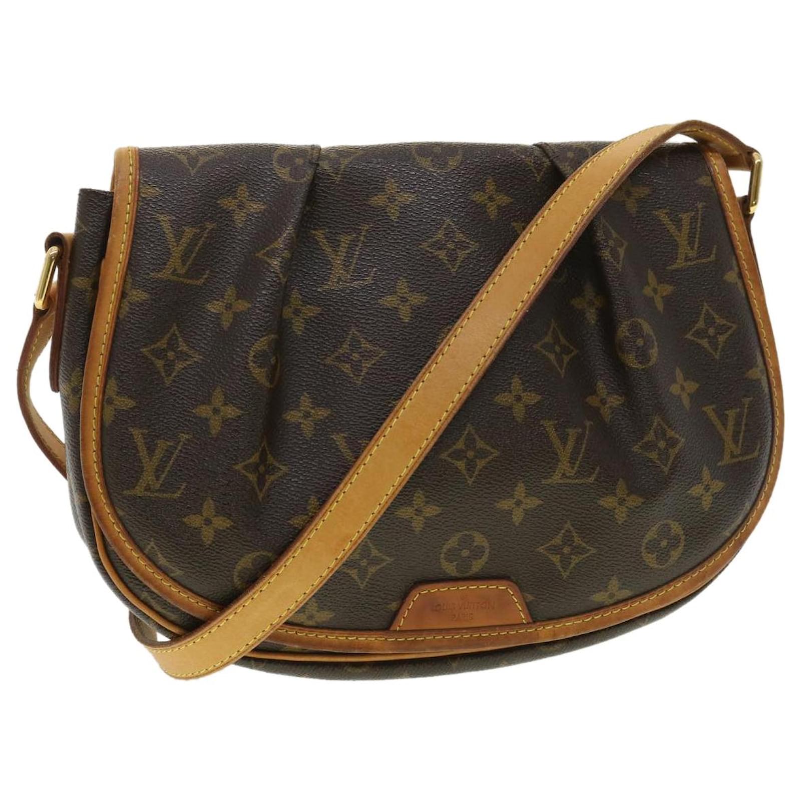 LOUIS VUITTON Monogram Menilmontant PM Shoulder Bag M40474 LV Auth