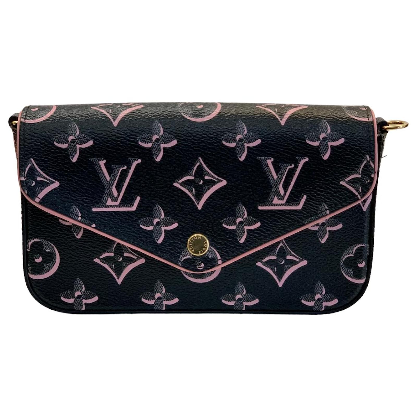Louis Vuitton Handbags Pink Blue Leather ref.746534 - Joli Closet