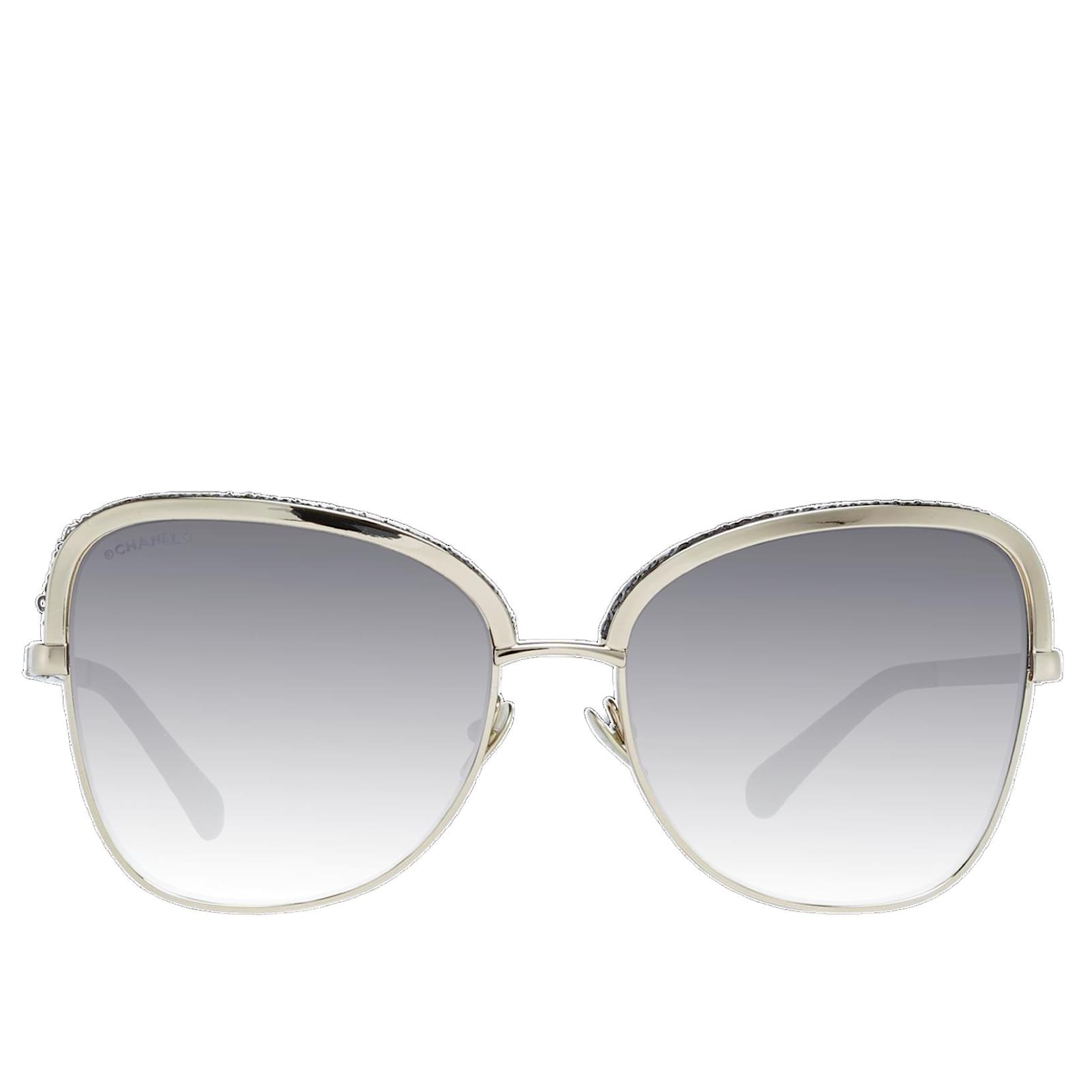 por supuesto Ropa Matar Chanel Nuevas gafas de sol para mujer mod. 0CH4270 58do395S6 58-17-140 MM  Azul Metal ref.746631 - Joli Closet