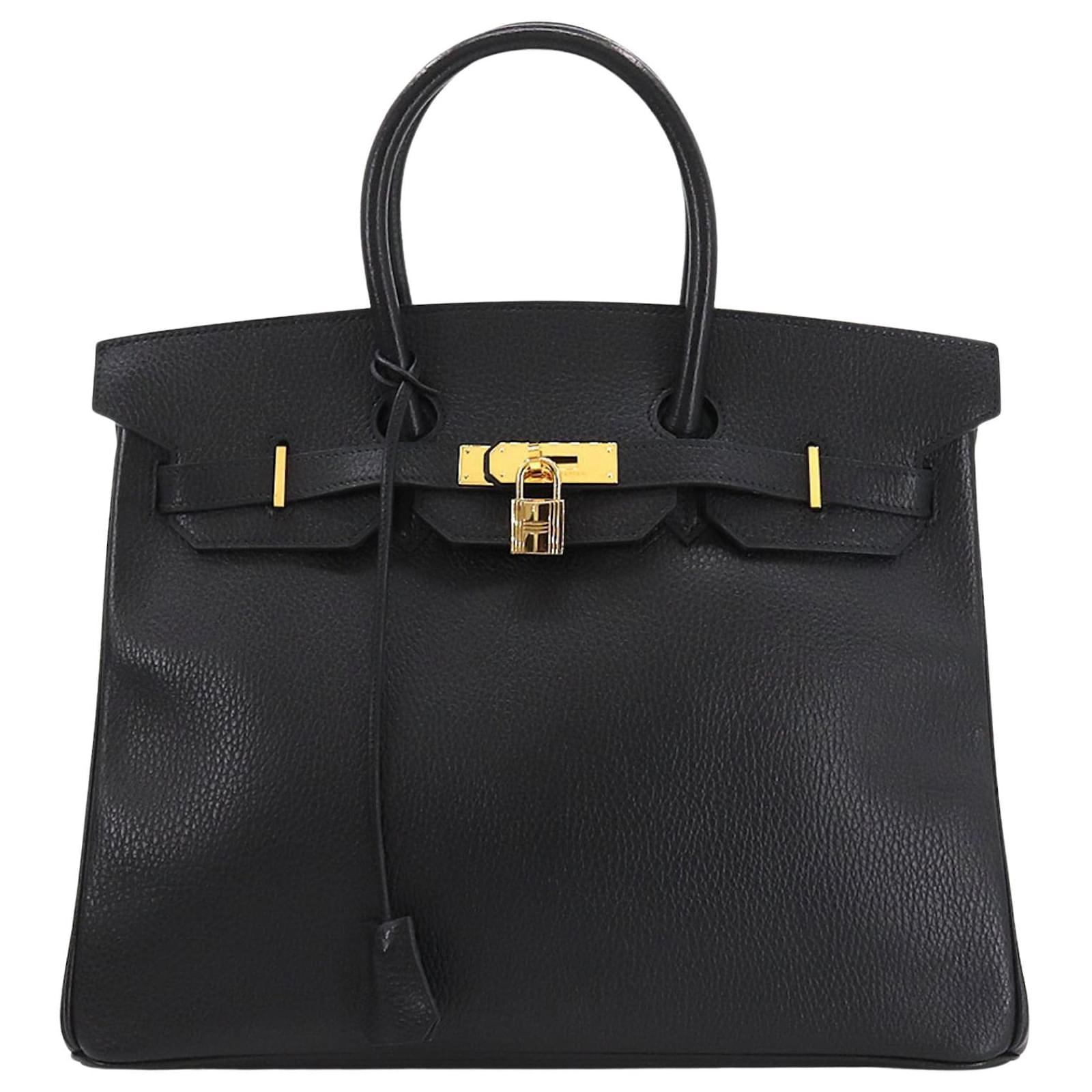 Hermès HERMES BIRKIN Black Leather ref.746790 - Joli Closet