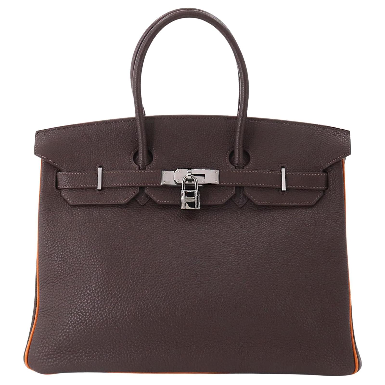 Herm S Hermes Birkin Brown Leather Ref Joli Closet