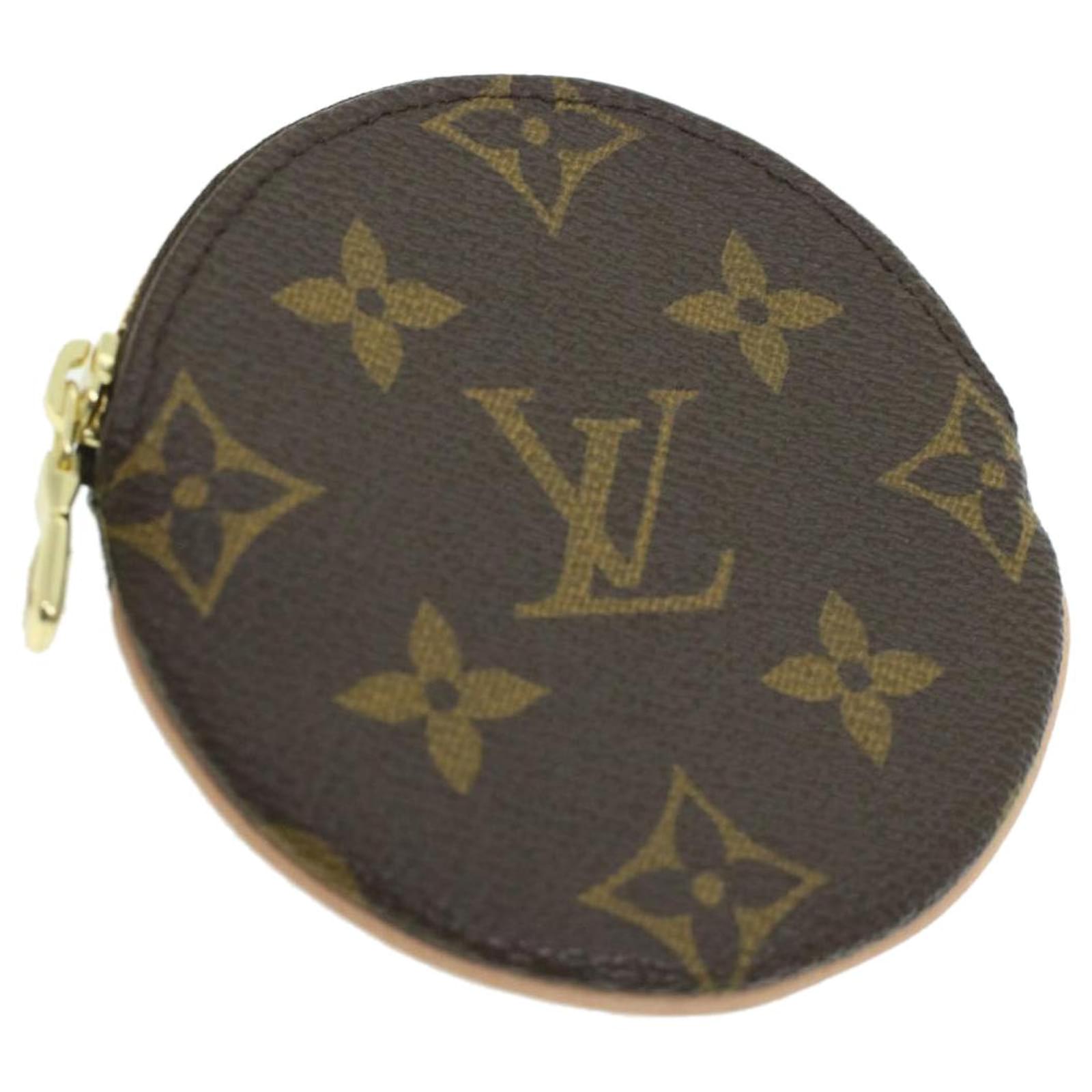 lv round coin pouch