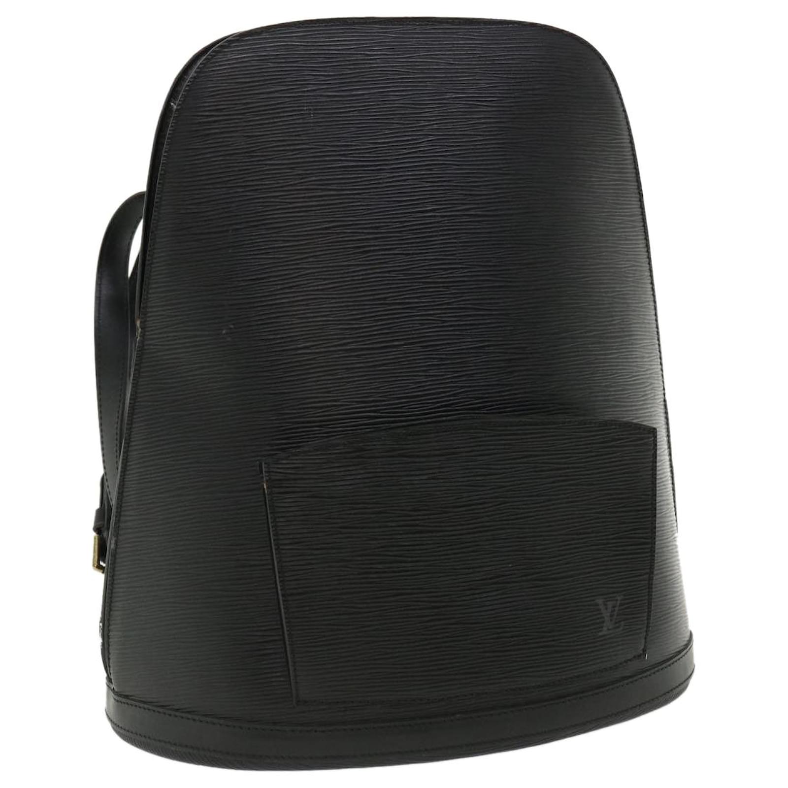 Louis Vuitton Black Epi Leather Gobelin Backpack