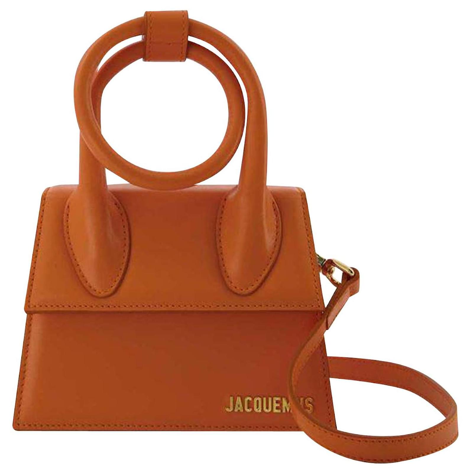Le Chiquito Noeud Bag - Jacquemus - Orange - Leather ref.748930 - Joli  Closet