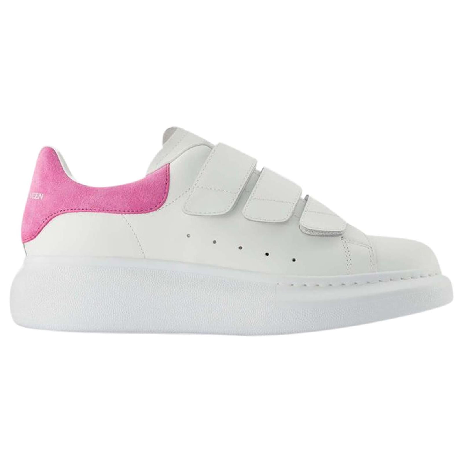 Alexander Mcqueen Oversized White Leather Sneakers Multiple colors ref ...