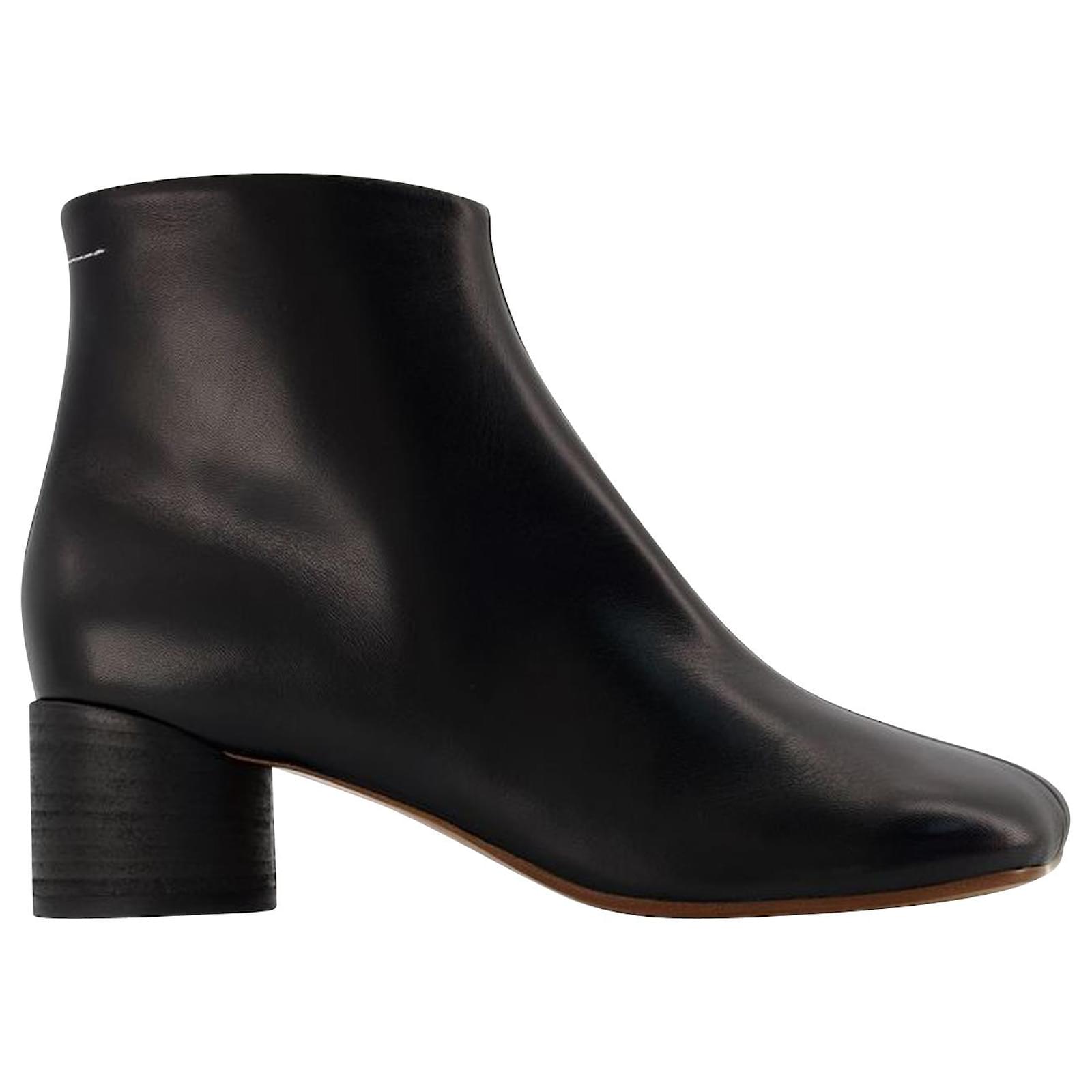 Maison margiela store leather ankle boots