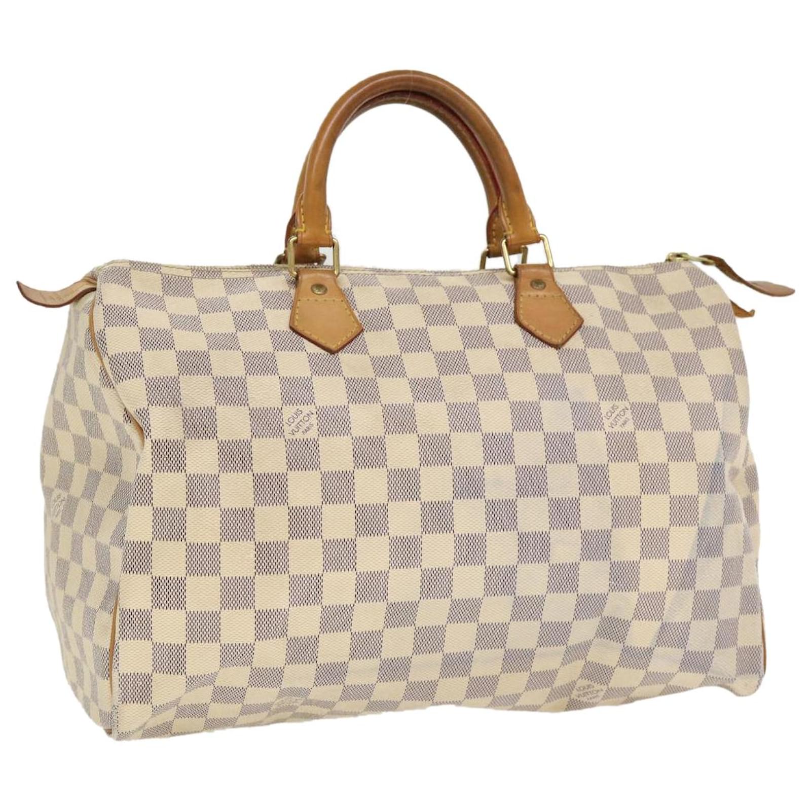 Louis Vuitton NEW Speedy Bandouliere 35 Damier Ebene with size compar   Louis vuitton bag neverfull, Cheap louis vuitton handbags, Street style  women