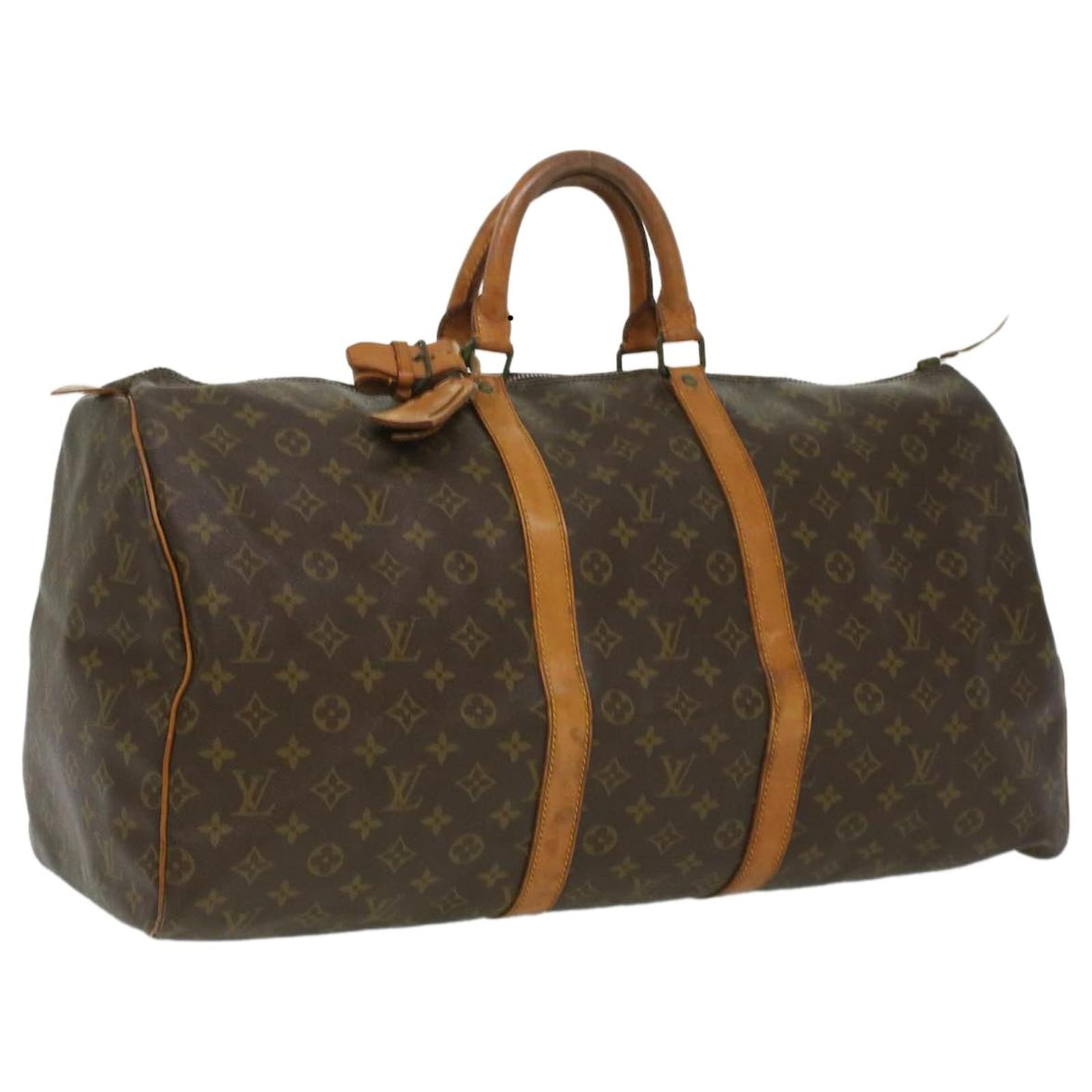 Louis Vuitton Monogram Keepall 55 Boston Bag Vintage M41424 LV Auth hs1633  Cloth ref.749515 - Joli Closet