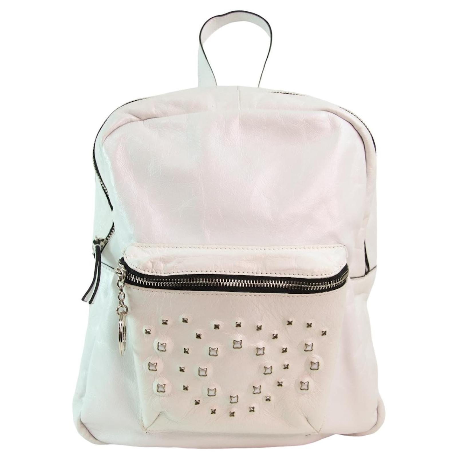 Zaini Pinko Bianco Pelle Joli Closet