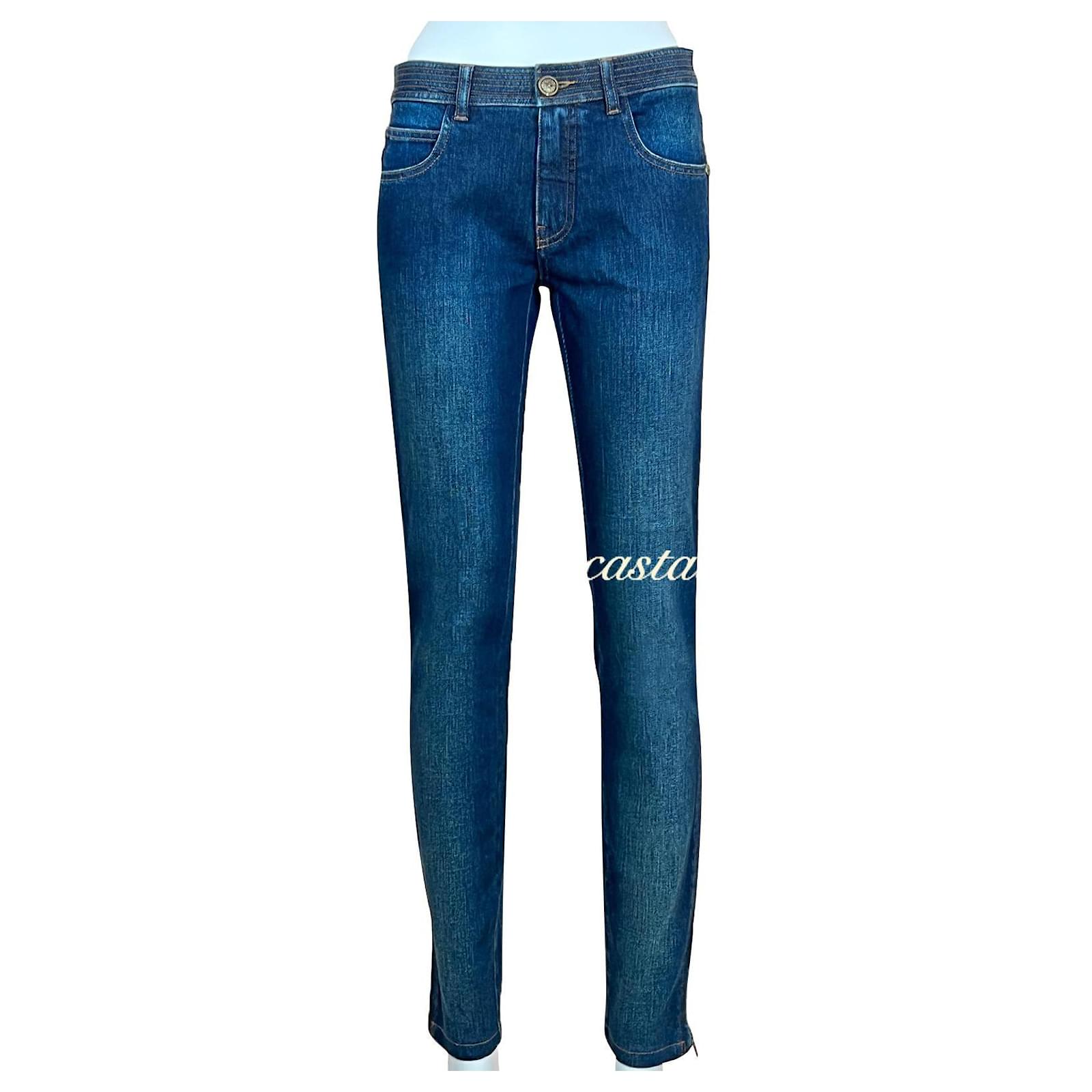 Chanel 2022 Skinny Leg Jeans - Black, 9 Rise Jeans, Clothing - CHA957984