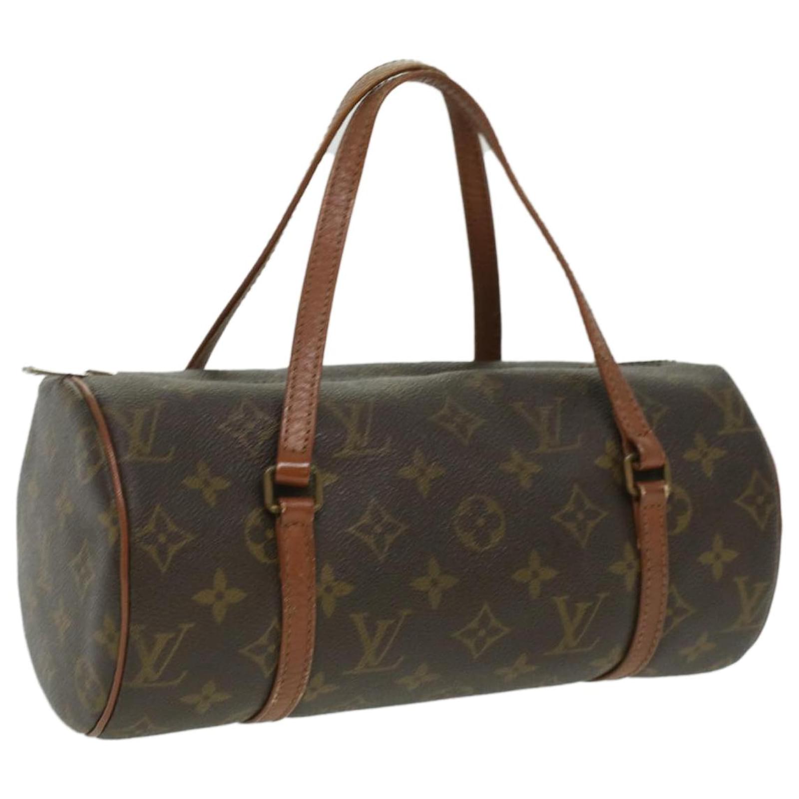 Louis Vuitton Monogram Hand Painted Papillon Bag 26 Brown