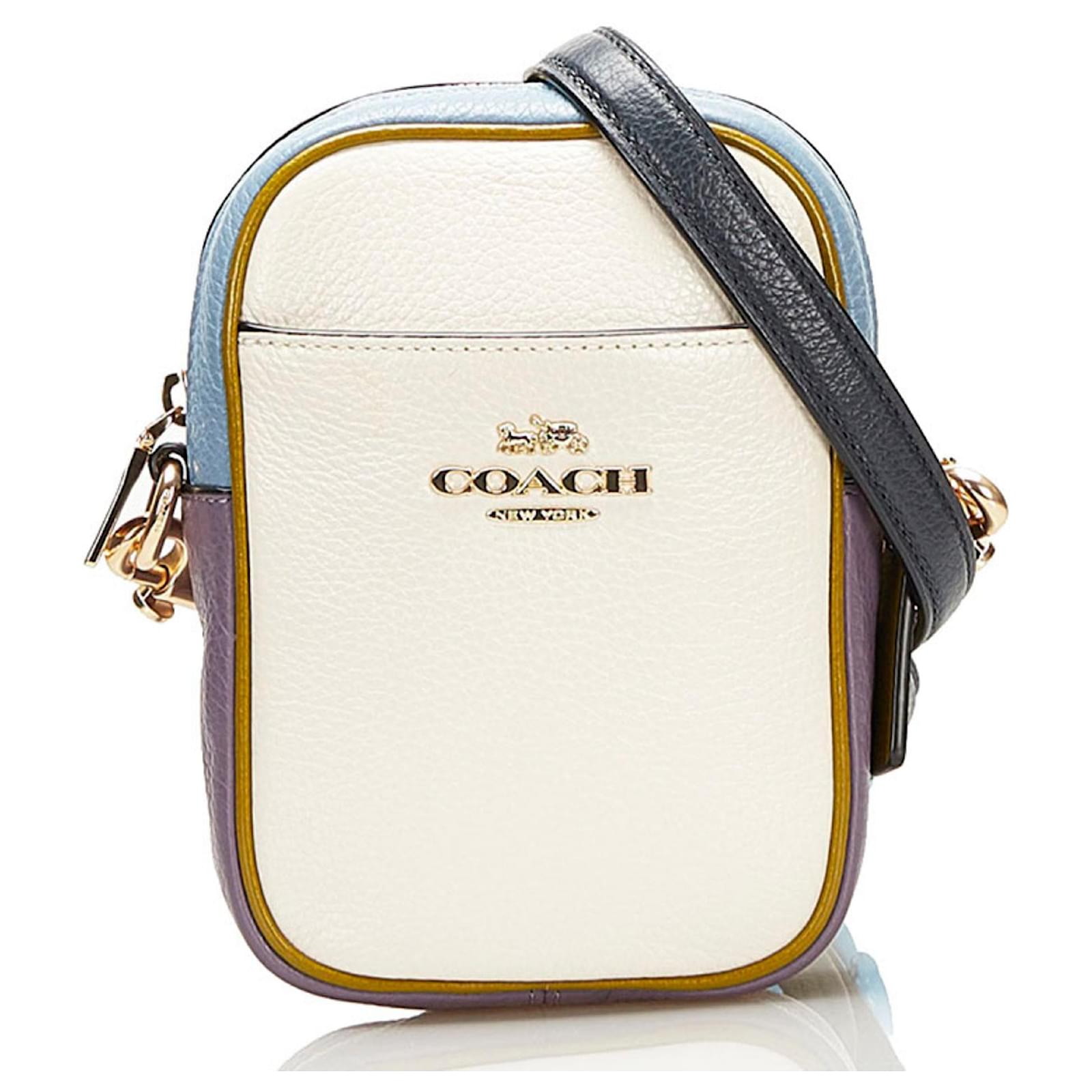 Coach White Leather  - Joli Closet