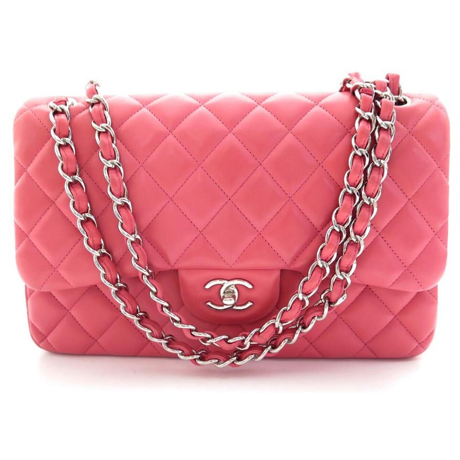 Chanel limited edition shoulder flap bag in Metallic Pink quilted leather,  MGHW For Sale at 1stDibs