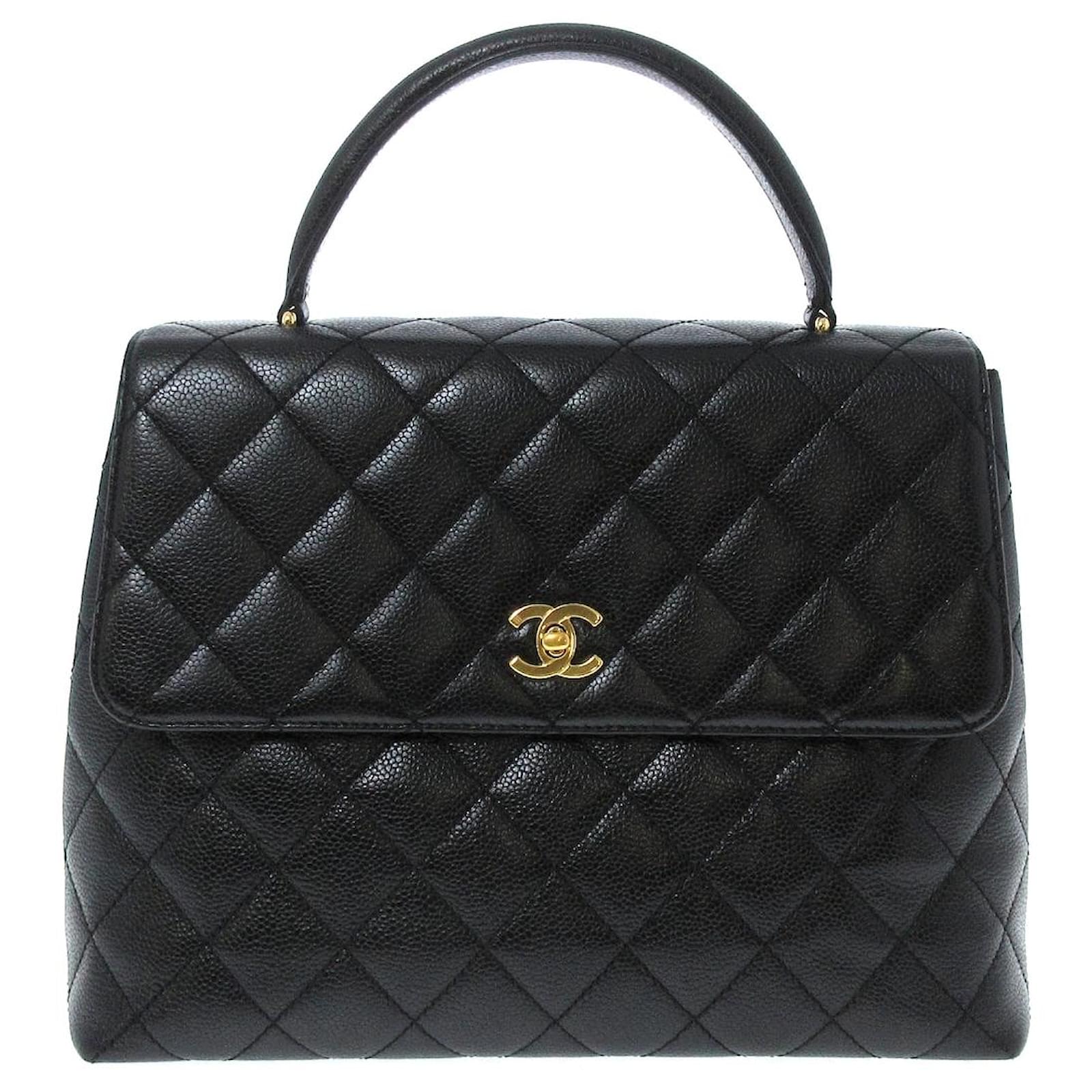 Chanel Coco Handle Black Leather ref.750595 - Joli Closet