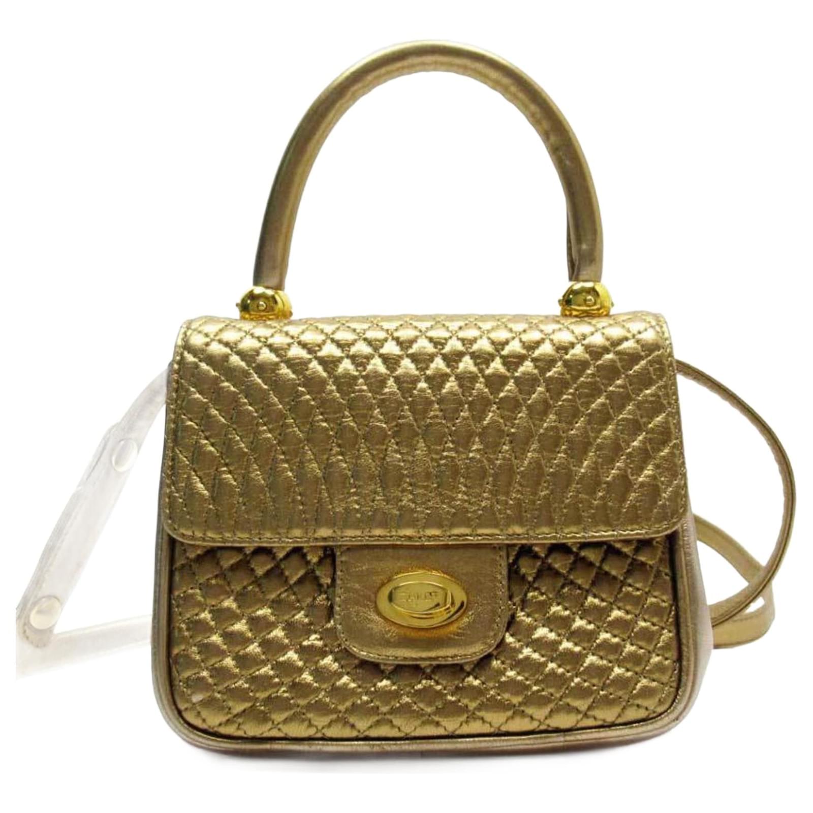 Bally Golden Leather ref.750855 - Joli Closet