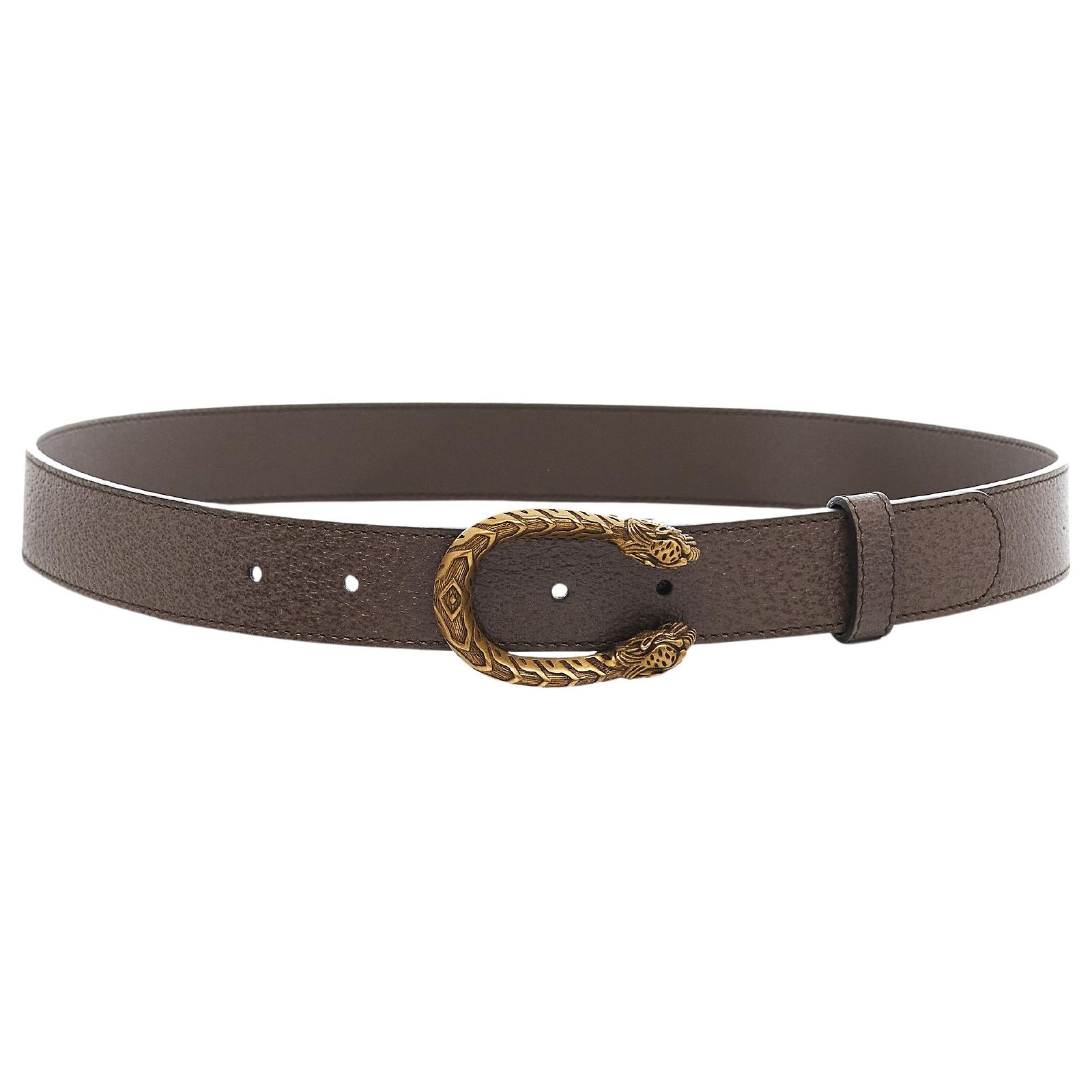 Gucci Dionysus Leather Belt in Brown Dionysus Gucci Belts for Women - Vestiaire Collective main image 4