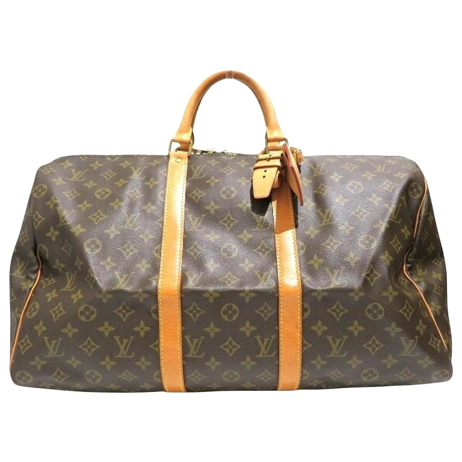Louis Vuitton Keepall 50 Brown Cloth ref.750912 - Joli Closet