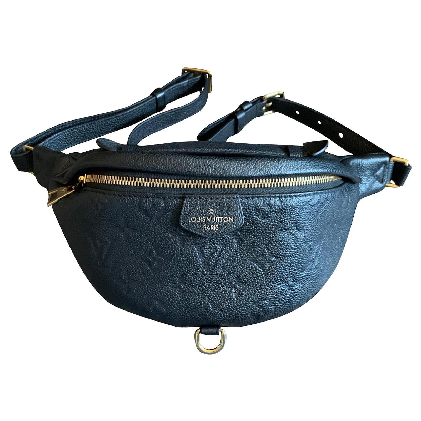Rare LOUIS VUITTON Black Bumbag Monogram Empriente Belt Bag Unisex  eBay