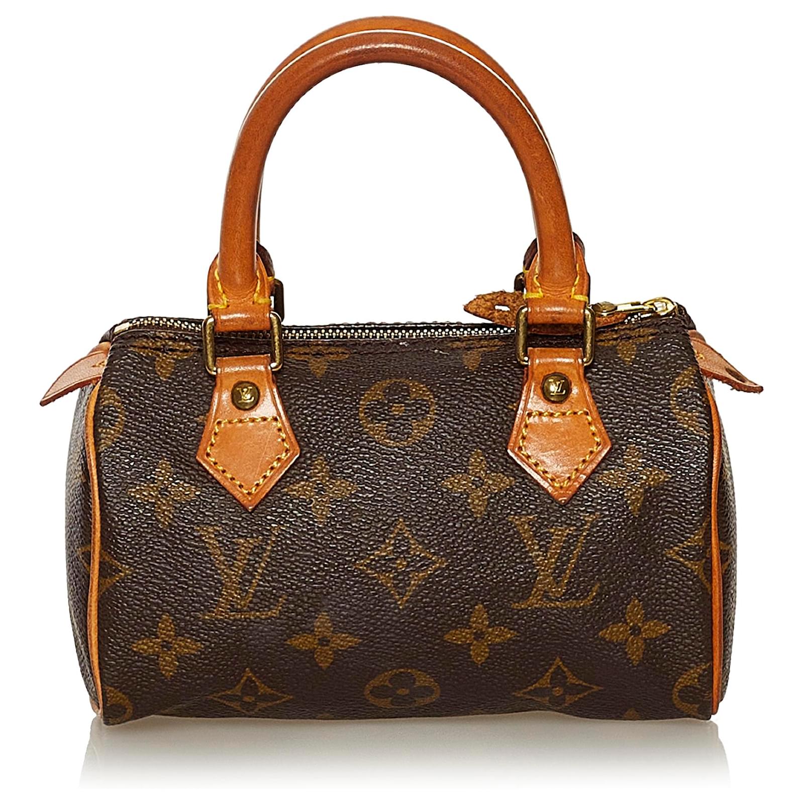 Louis Vuitton Brown Monogram Canvas Speedy Mini Top Handle Bag Louis Vuitton