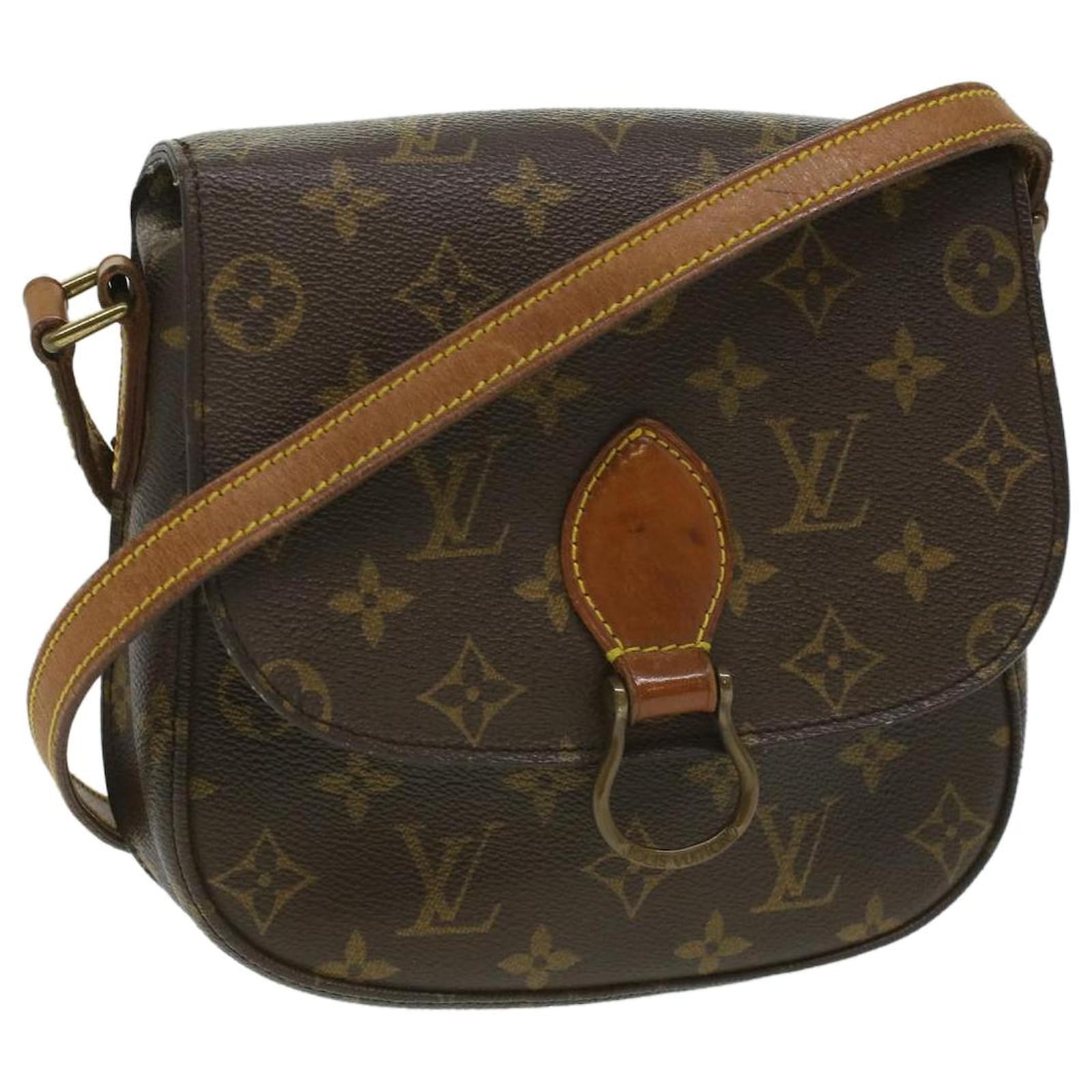 LOUIS VUITTON Monogram Saint Cloud MM M51243 Crossbody Bag Black