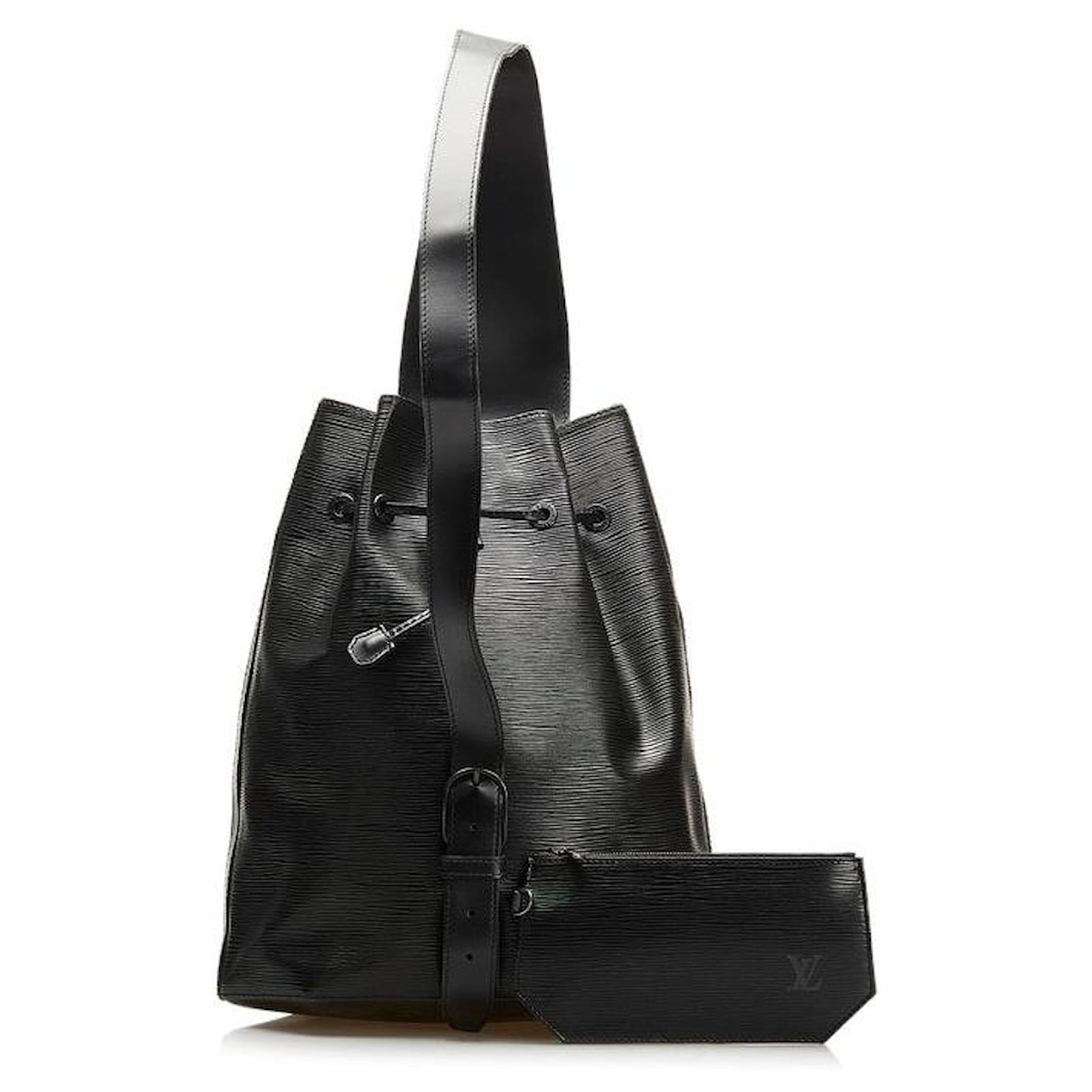 Louis Vuitton Epi Sac A Dos with Pouch Black Pony-style calfskin ref.753456  - Joli Closet