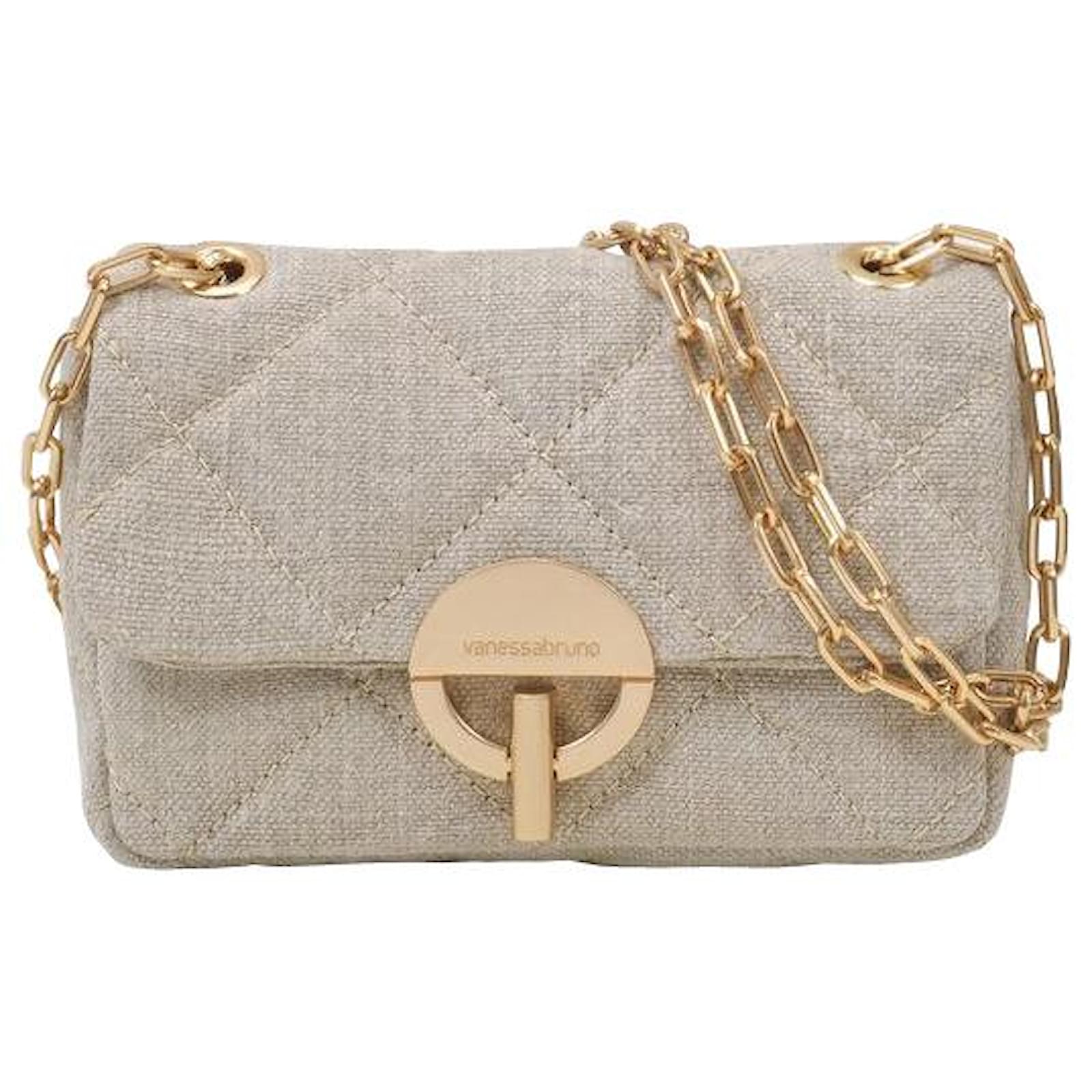 Nano Moon Hobo Bag - Vanessa Bruno - Sand - Leather Beige ref.753926 ...