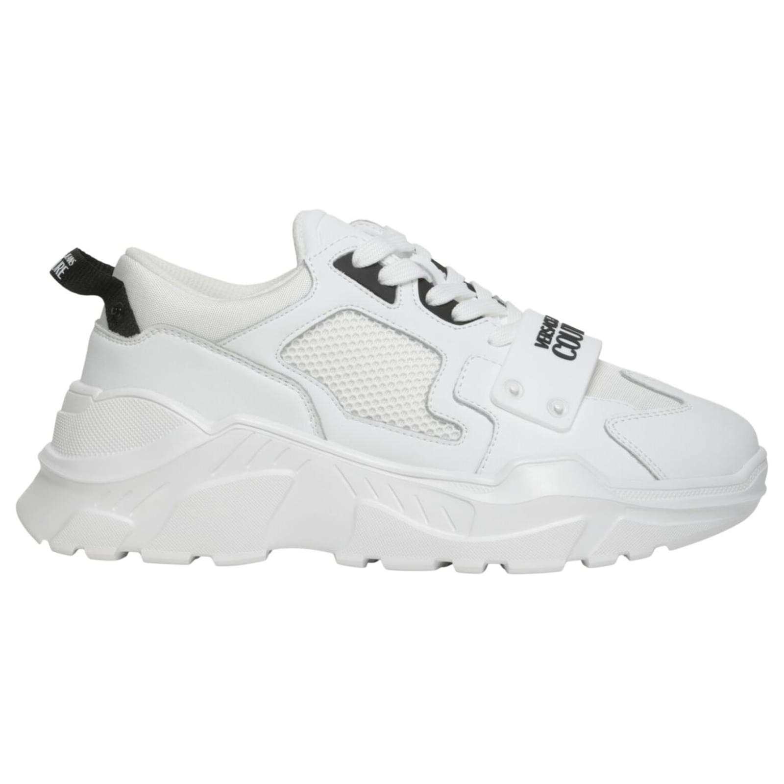 VERSACE JEANS COUTURE: sneakers for woman - White | Versace Jeans Couture  sneakers 76VA3SC2ZPA47 online at GIGLIO.COM