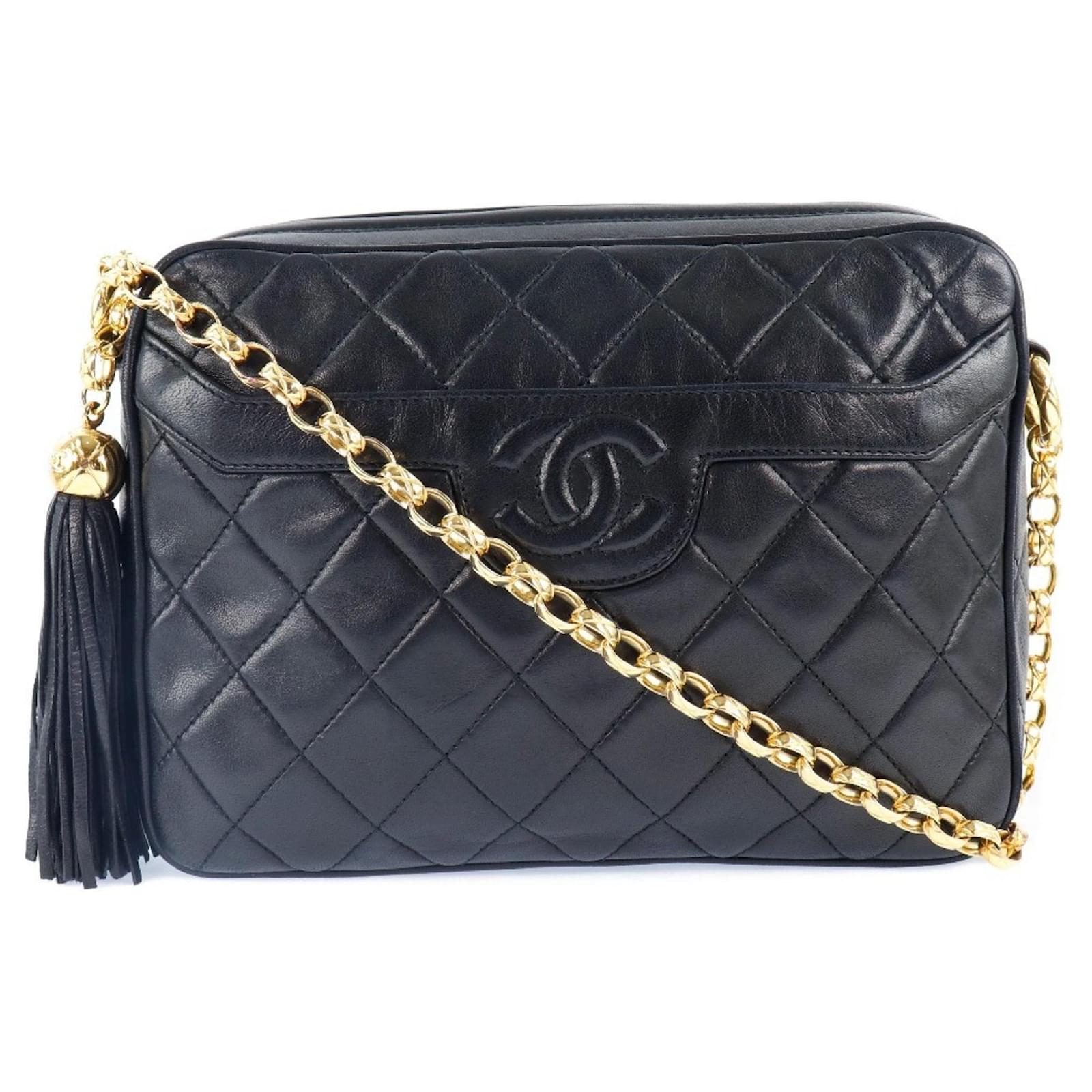 Chanel camera Black Leather ref.754839 - Joli Closet