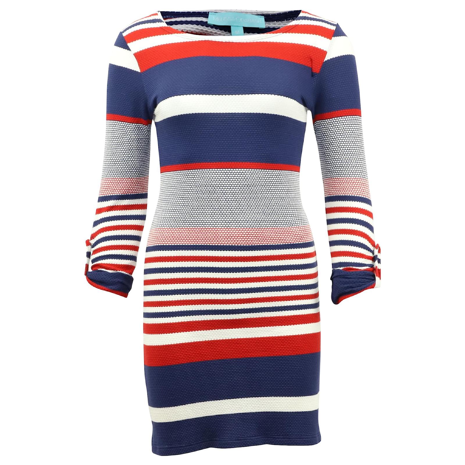 Melissa odabash striped clearance dress