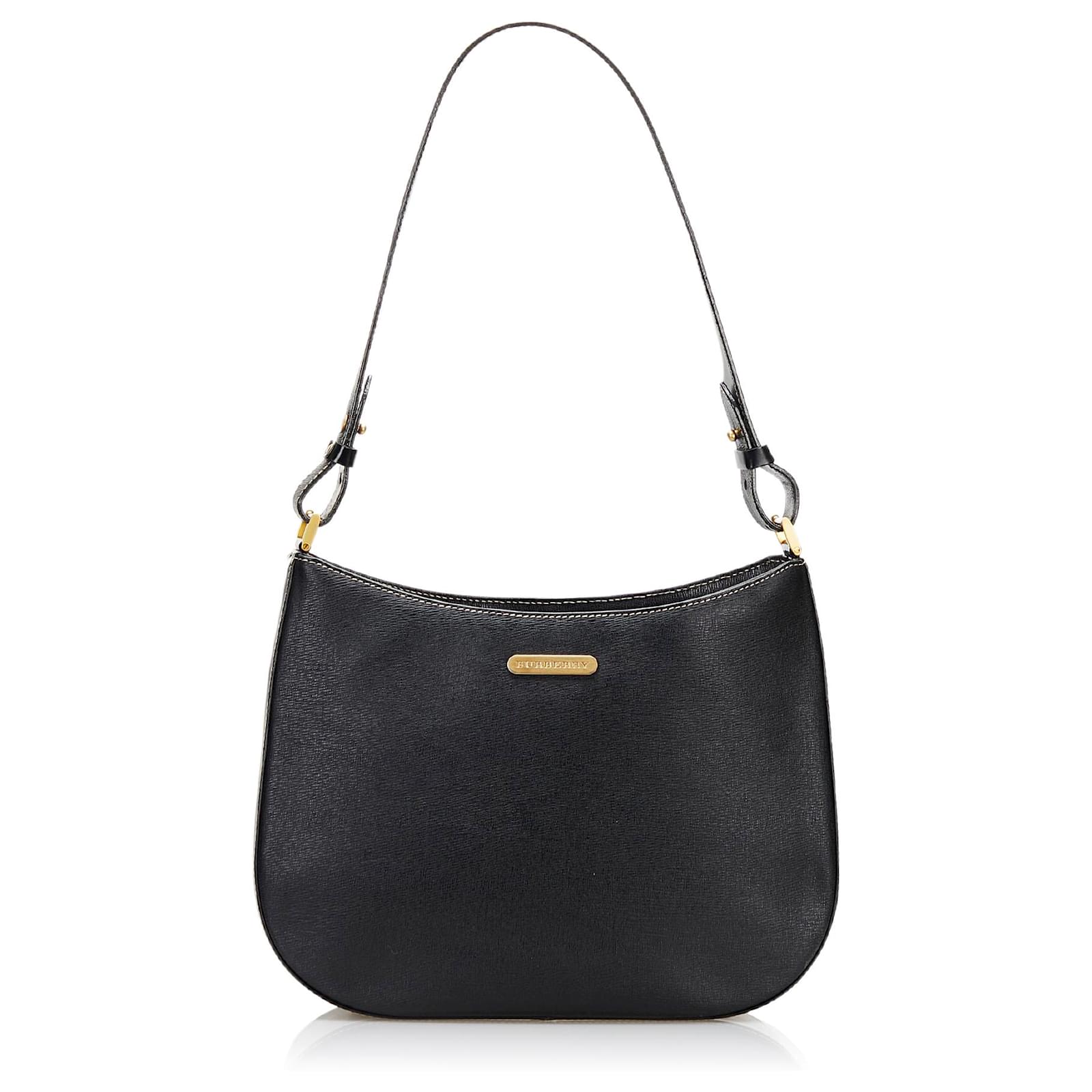 Burberry Black Calf Leather Bos Taurus Shoulder Bag main image 0
