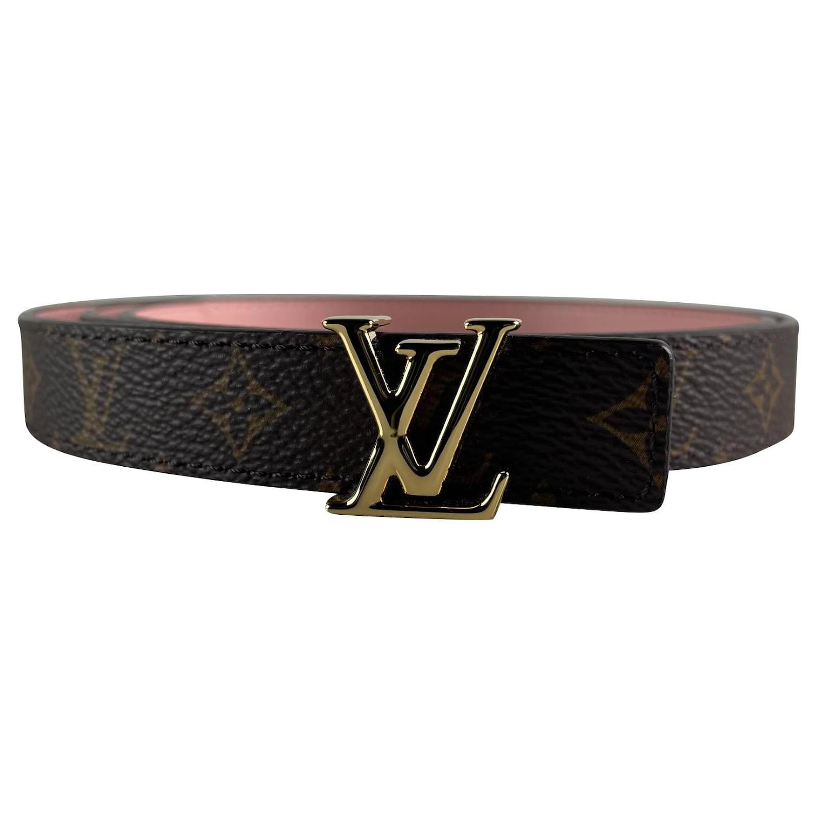 Louis Vuitton LV Iconic Belt 20 mm Reversible Brown Cloth ref.758815 - Joli  Closet