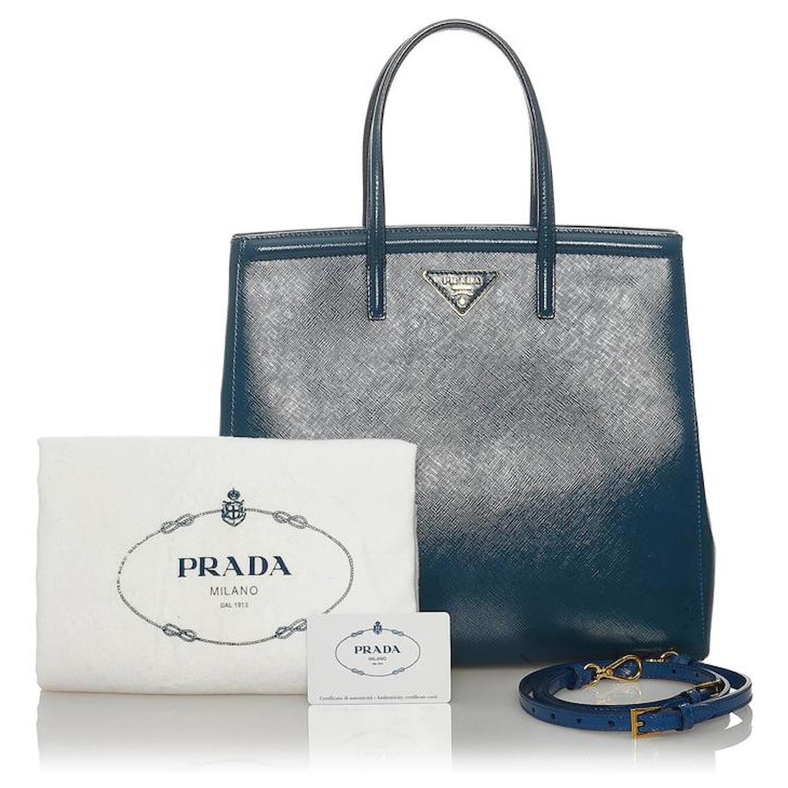 Prada, Bags, Prada Saffiano Leather Tote Bag