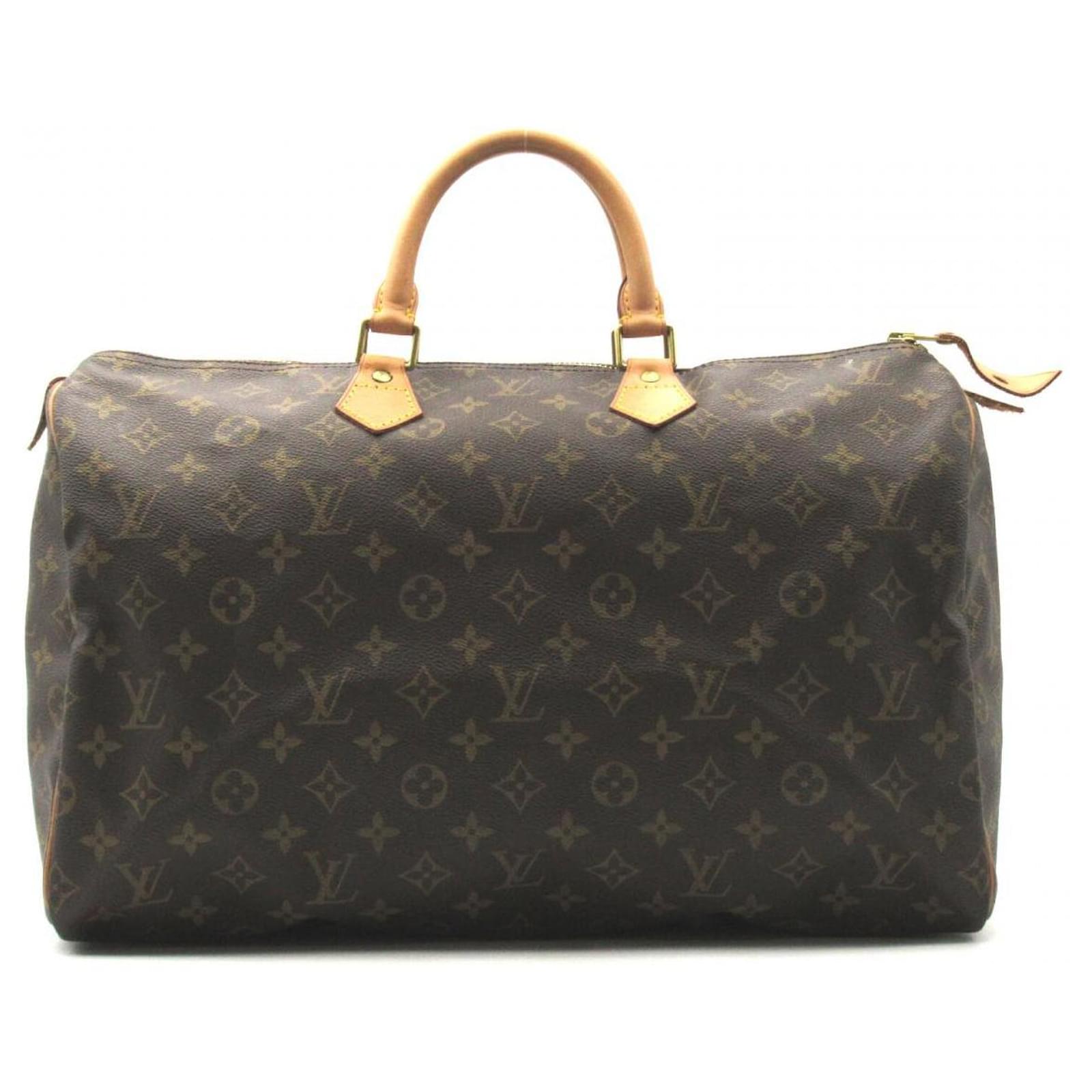 LOUIS VUITTON SPEEDY 40 Hand Bag Doctor Purse Monogram M41522 Brown