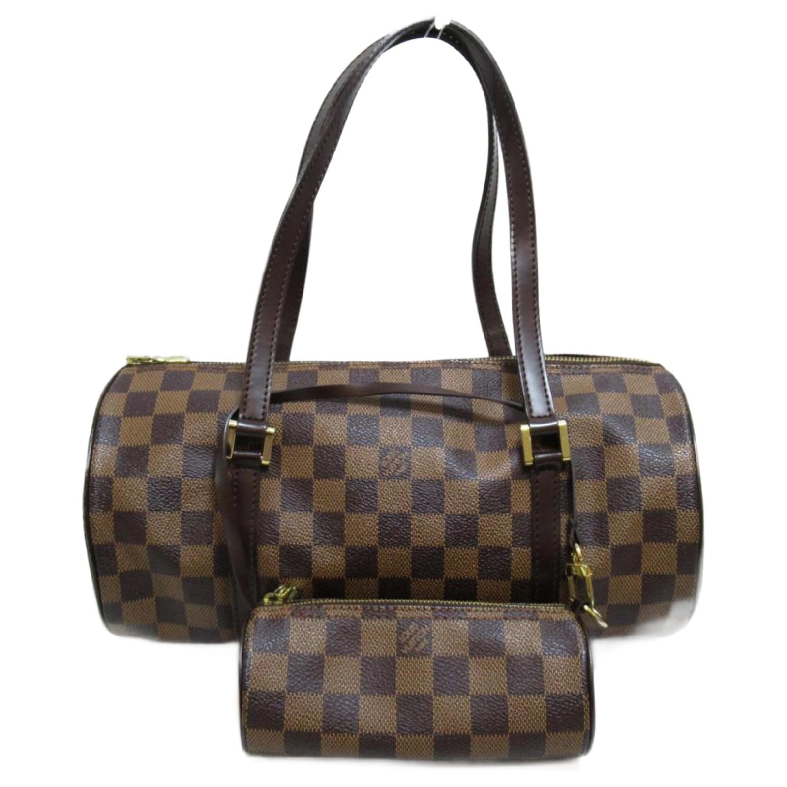 Brown Louis Vuitton Damier Ebene Papillon 30 Shoulder Bag