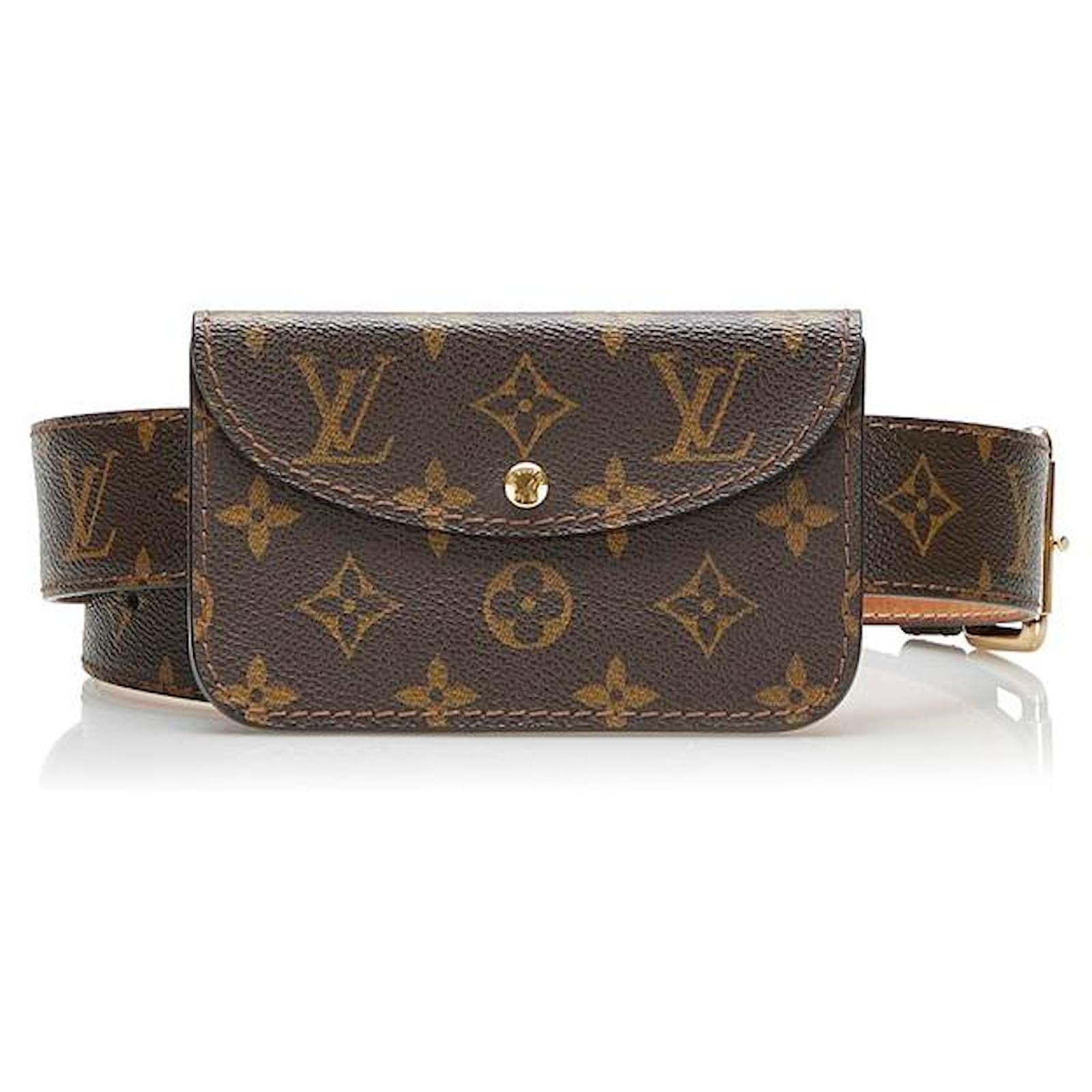 Louis Vuitton Monogram Ceinture Pochette Belt Bum Bag M6948 Brown