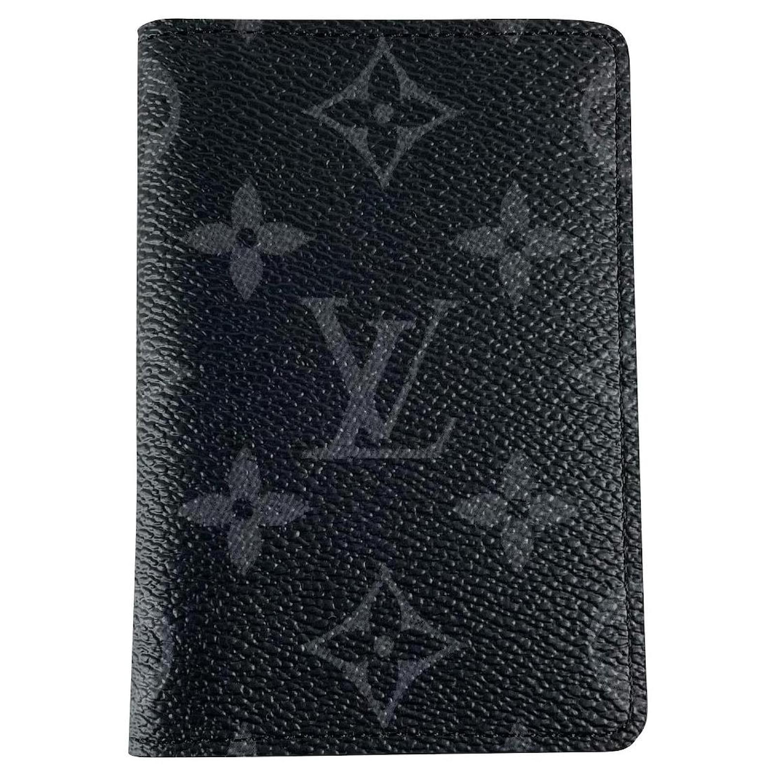 Louis Vuitton Organizer de poche Black Grey Cloth ref.759737