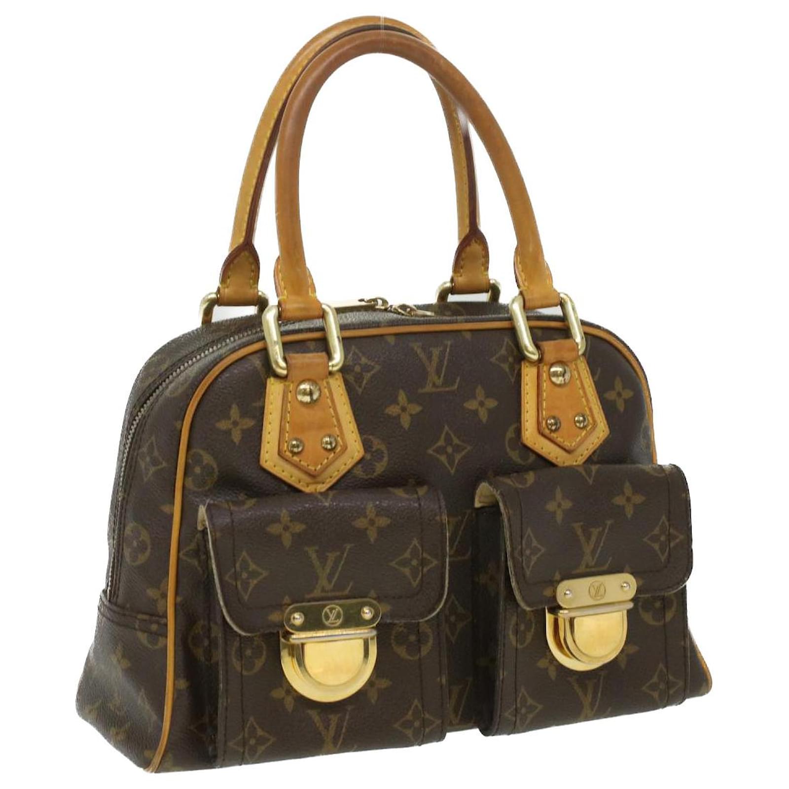 LOUIS VUITTON Monogram Manhattan PM Hand Bag M40026 LV Auth ac1498