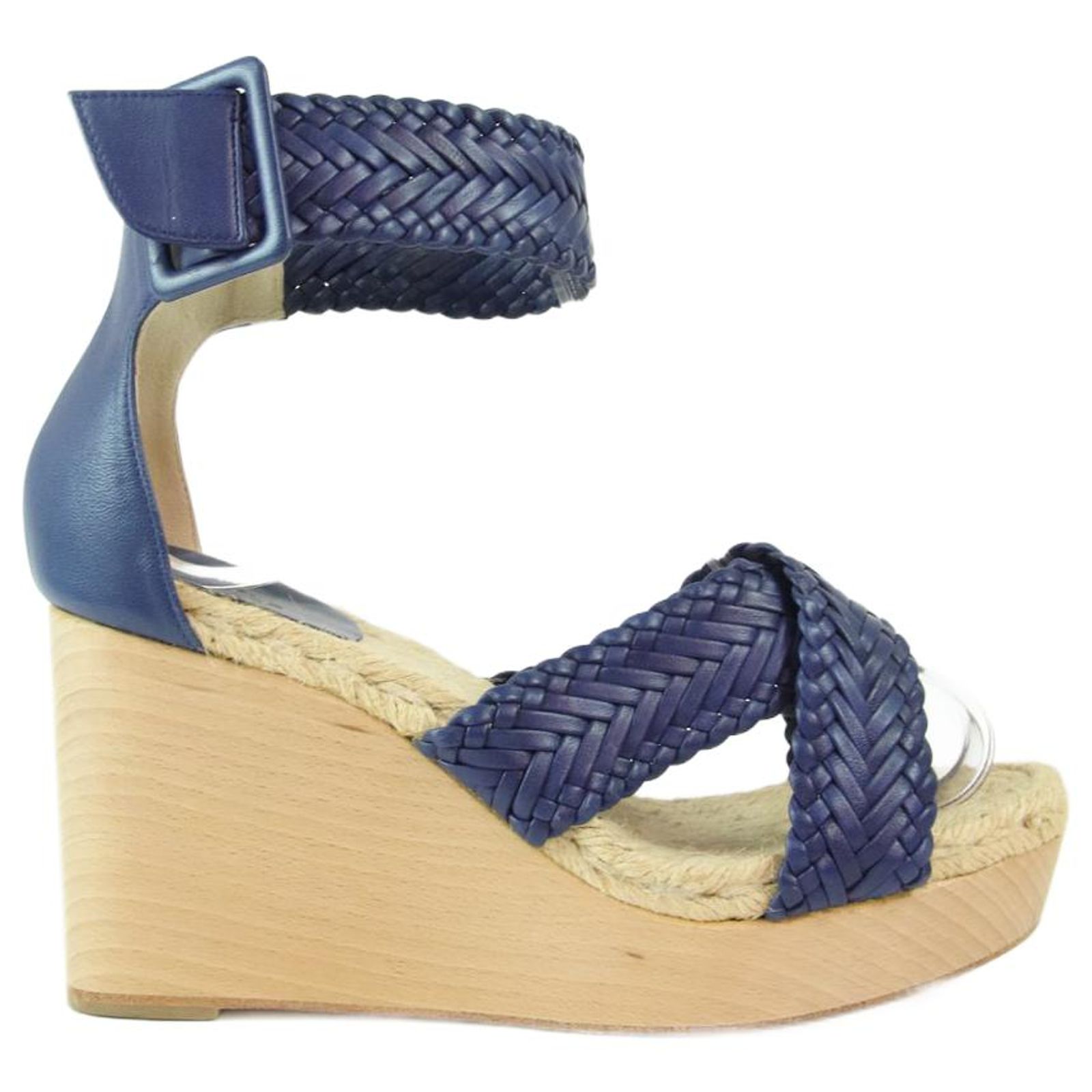 Sandales Hermès Femme Taille 38 En Cuir Noir - Occasion Très Bon État Avec Boîte - Sandales Plates Luxe