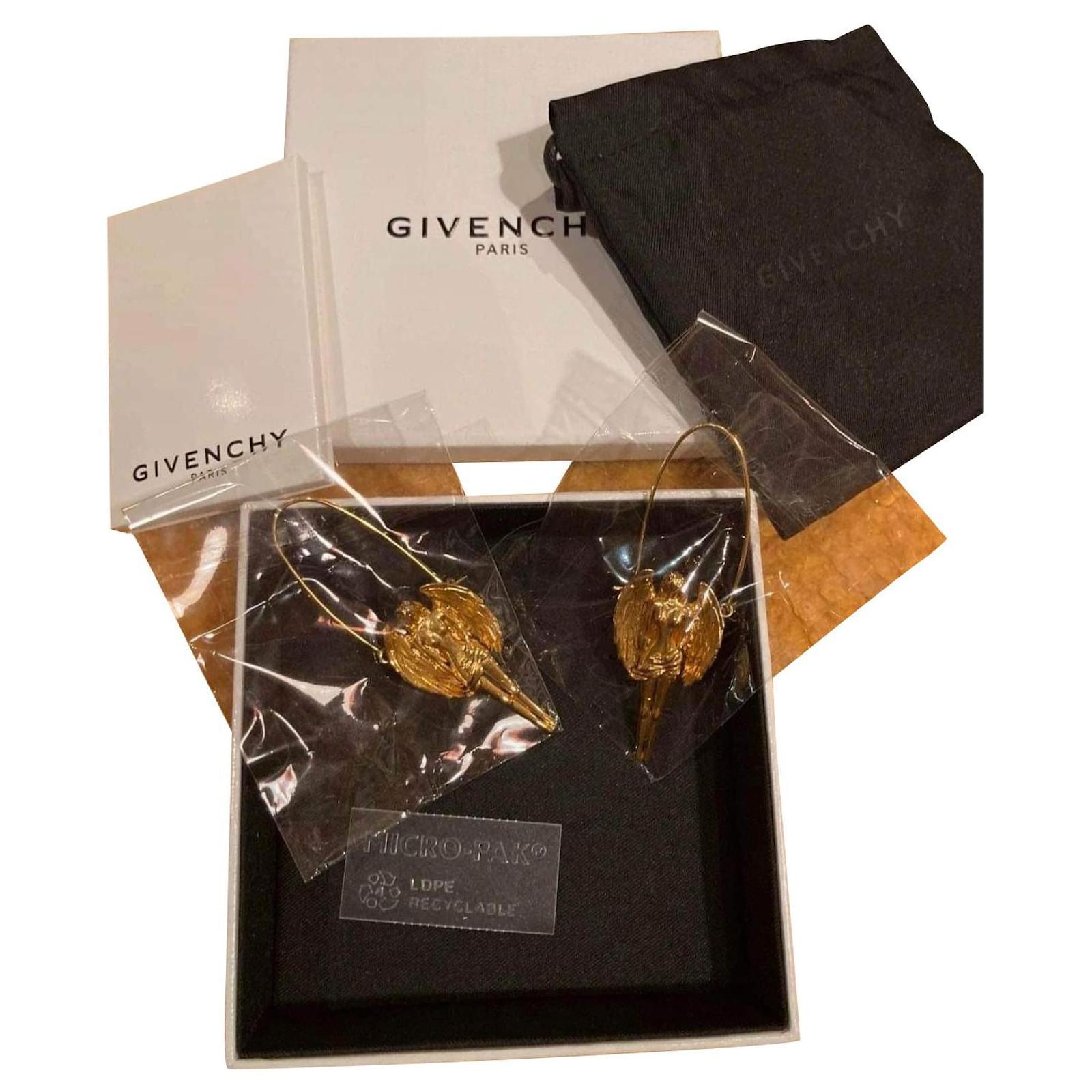 Sublime Givenchy Zodiac Virgo angel earrings Gold hardware Metal   - Joli Closet