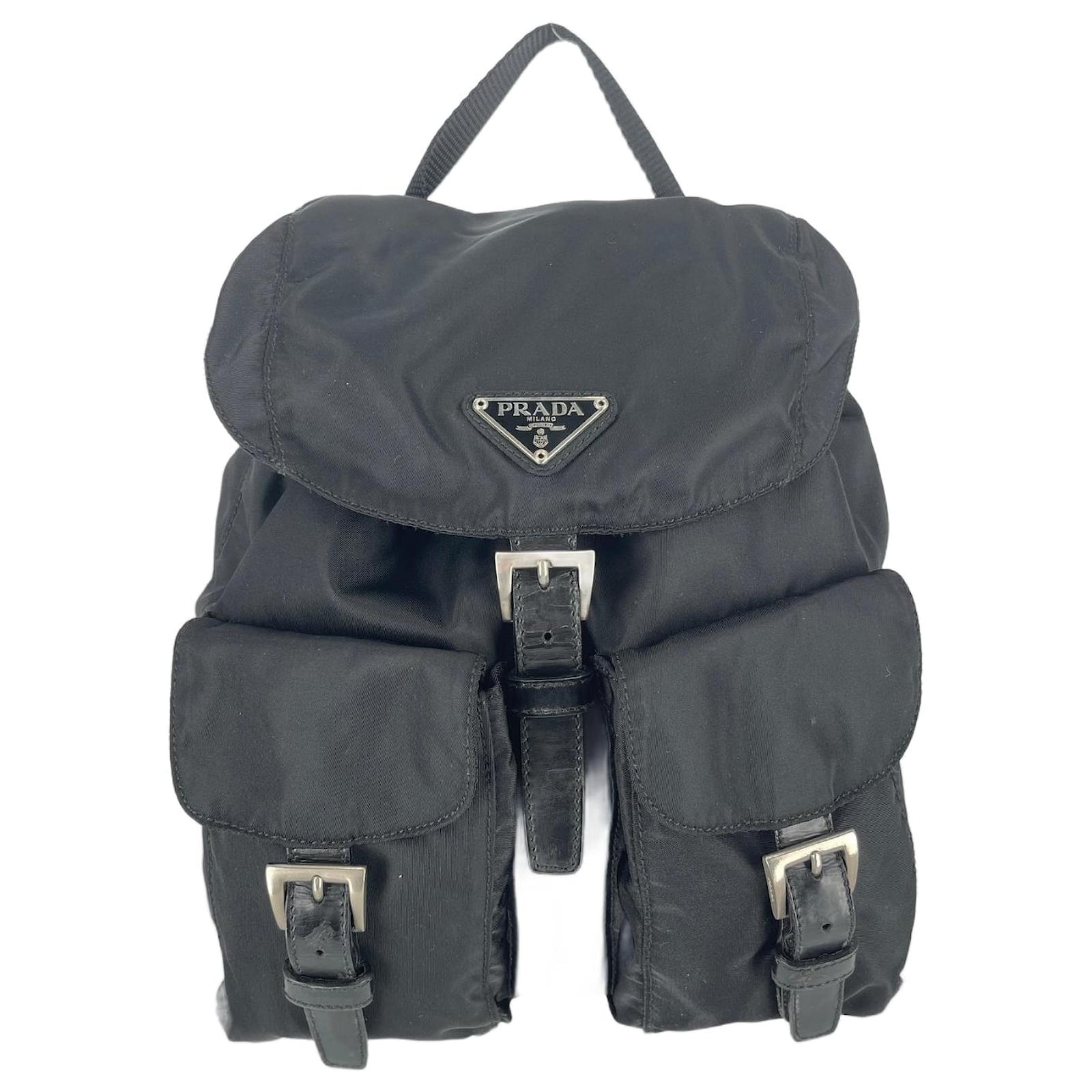 Prada Black Nylon Backpack ref.760588 - Joli Closet