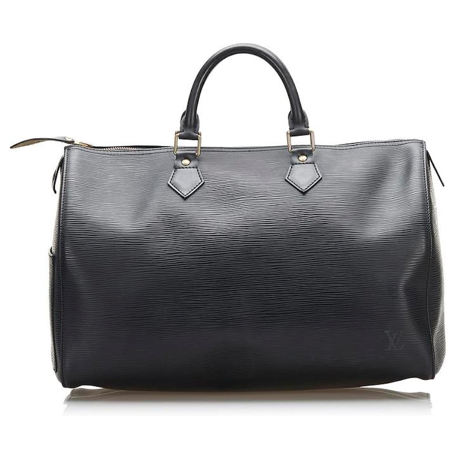 Louis Vuitton Speedy 35 Black Leather ref.761338 - Joli Closet