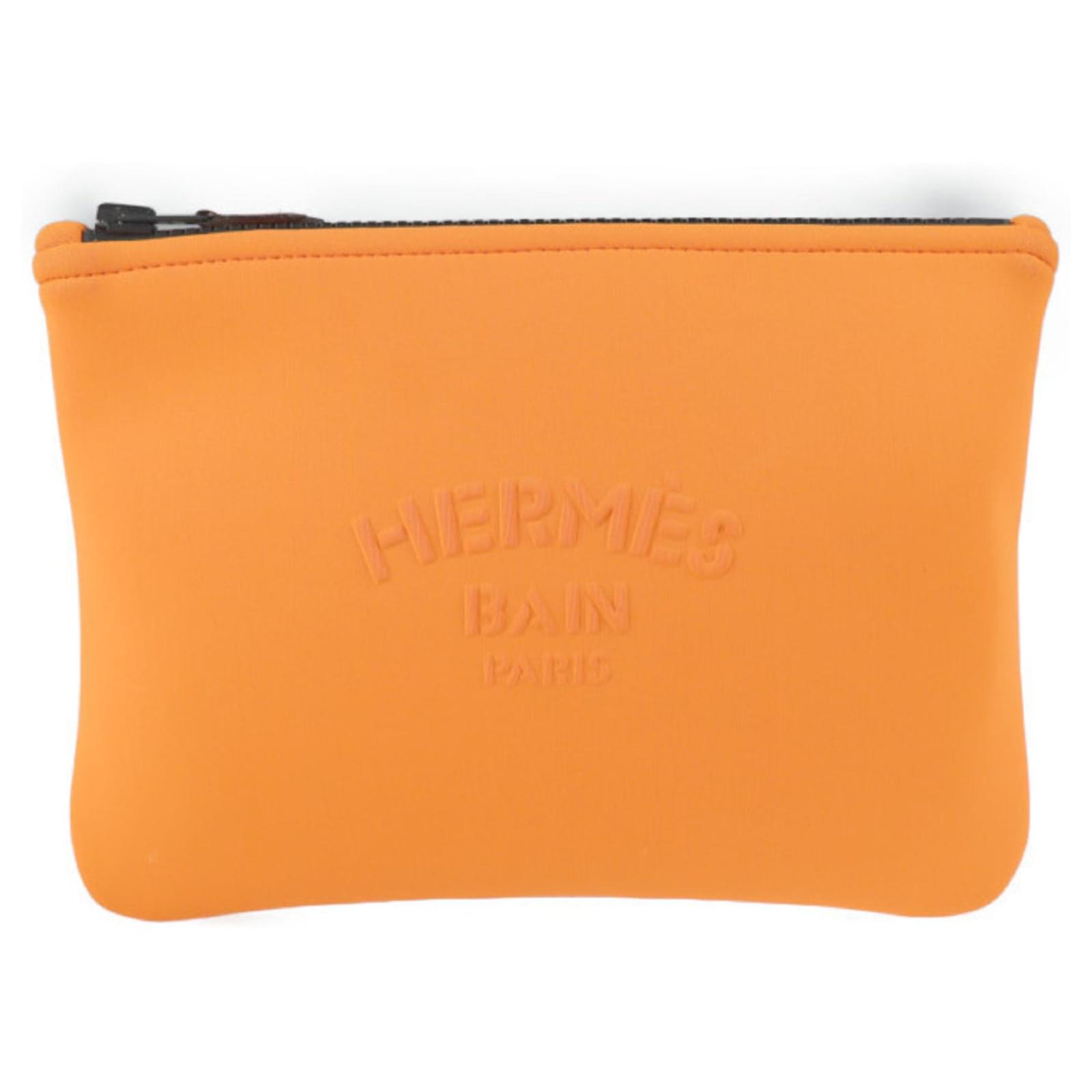 Hermès Neobain Orange Polyamide ref.761545 - Joli Closet