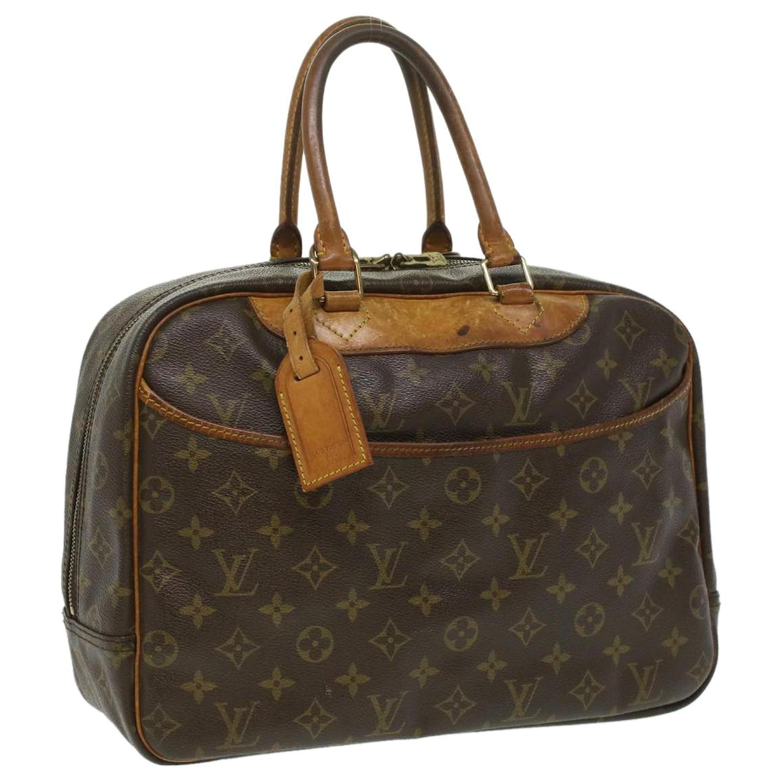 LOUIS VUITTON Monogram Deauville Hand Bag M47270 LV Auth ac1557 Cloth  ref.761950 - Joli Closet