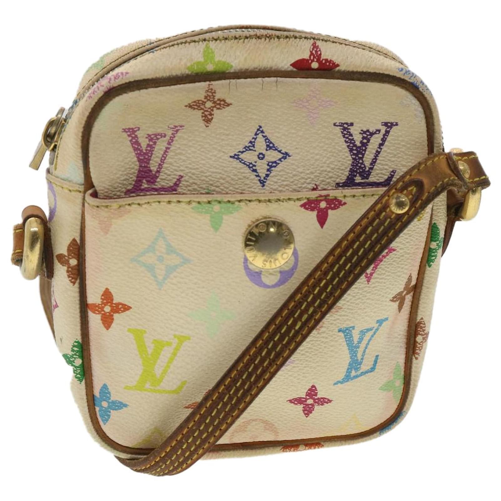 LOUIS VUITTON Monogram Multicolor lift Shoulder Bag White M40055