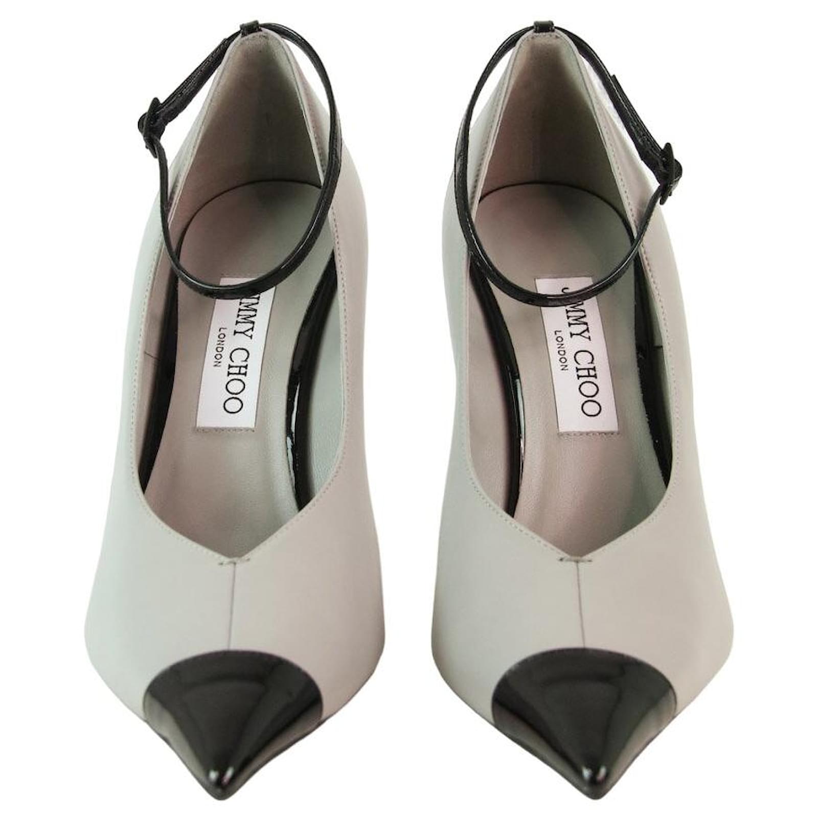 Jimmy Choo pumps 39 Grey Leather ref.762019 - Joli Closet