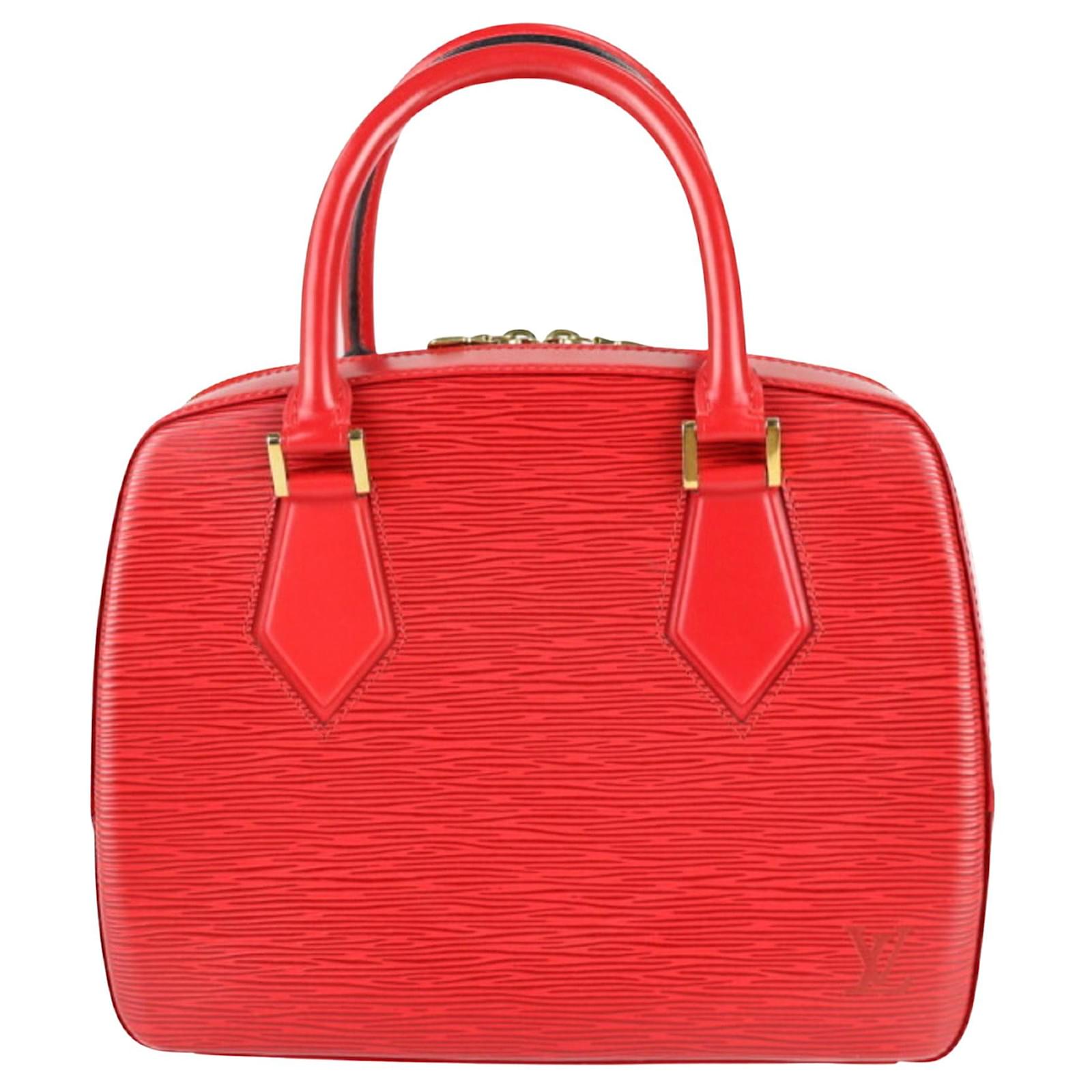 Louis Vuitton Red Leather Sablon handbag bag – Luxe Supply Company